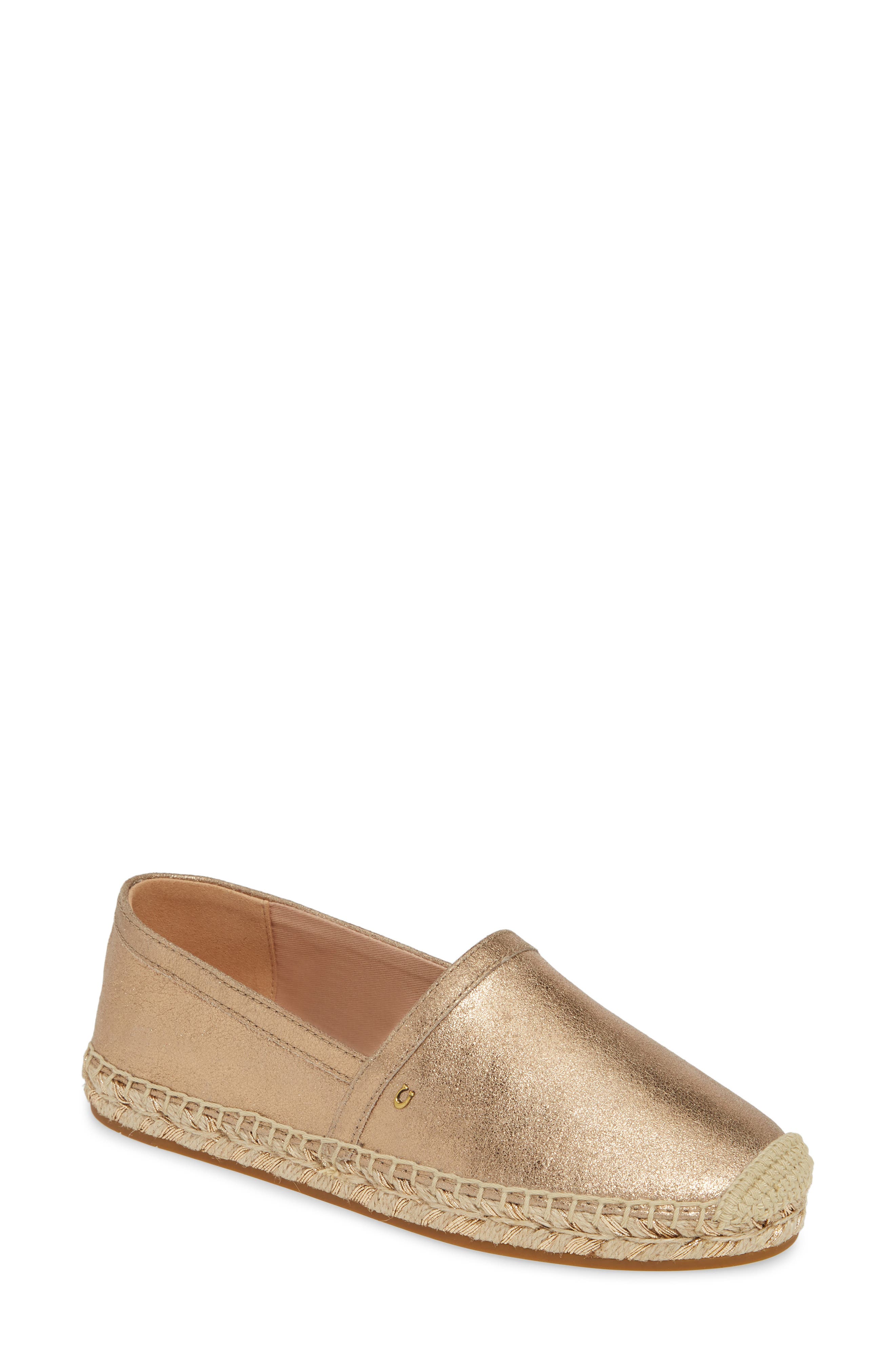 Coach Casey Espadrille, Metallic