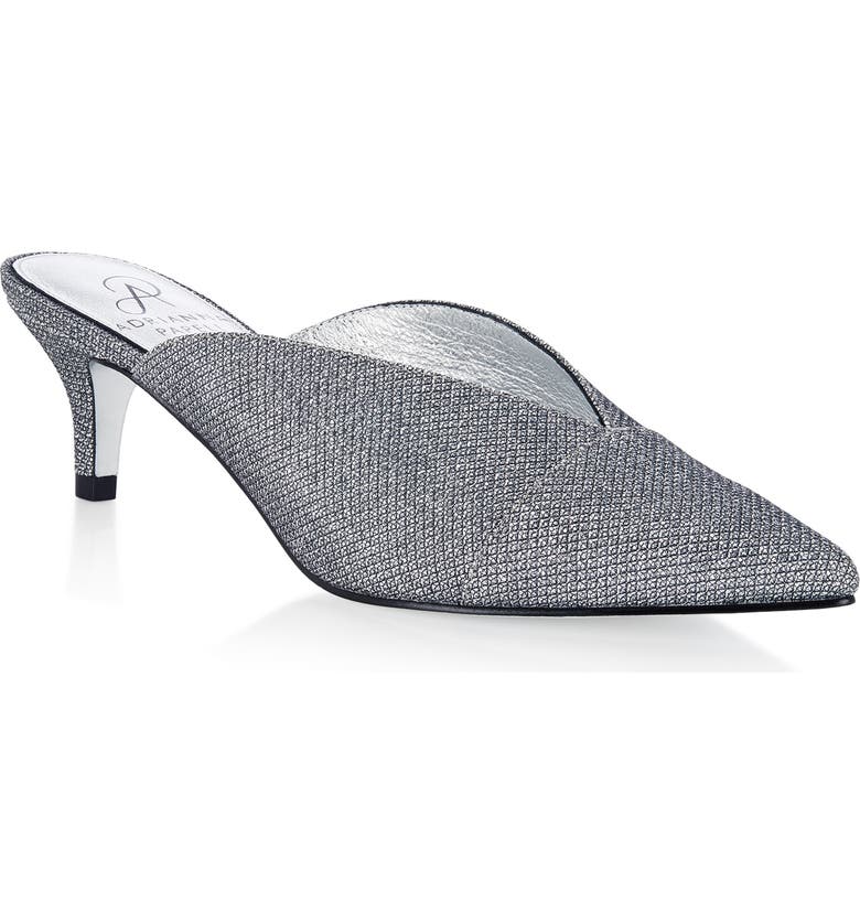 Adrianna Papell Mules LANAI METALLIC POINTY TOE MULE