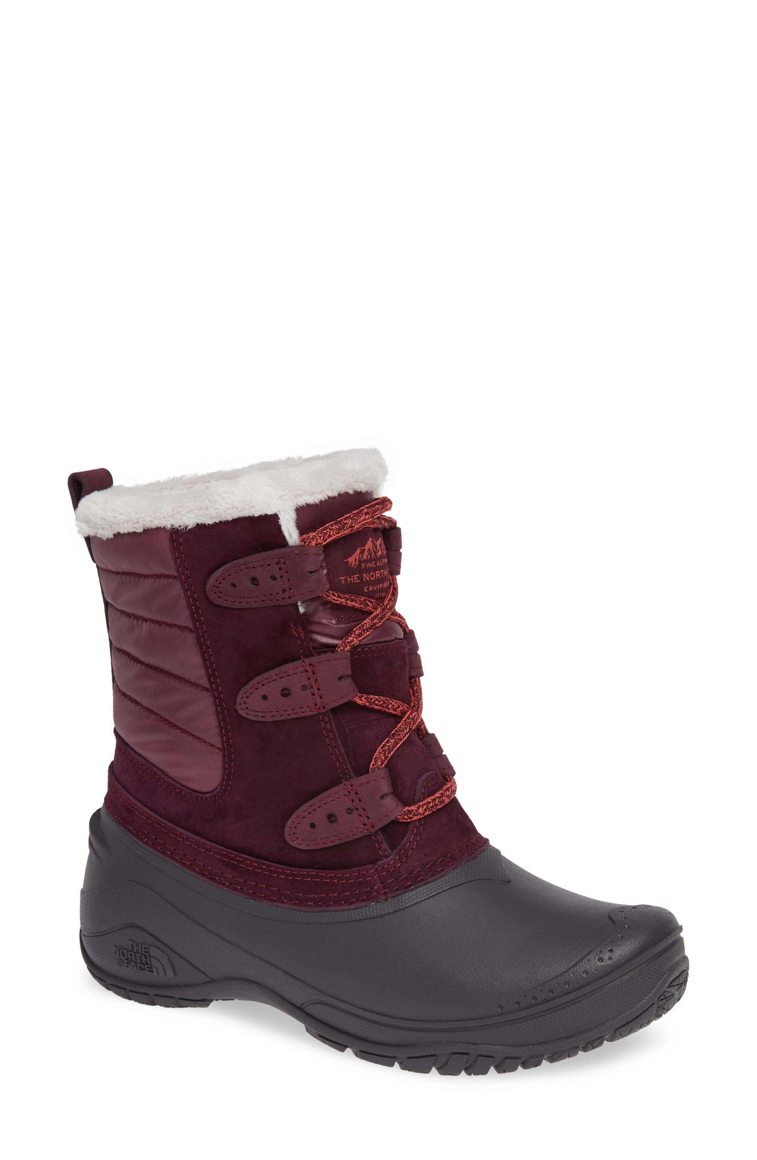 The North Face Shellista Ii Waterproof Boot, Burgundy