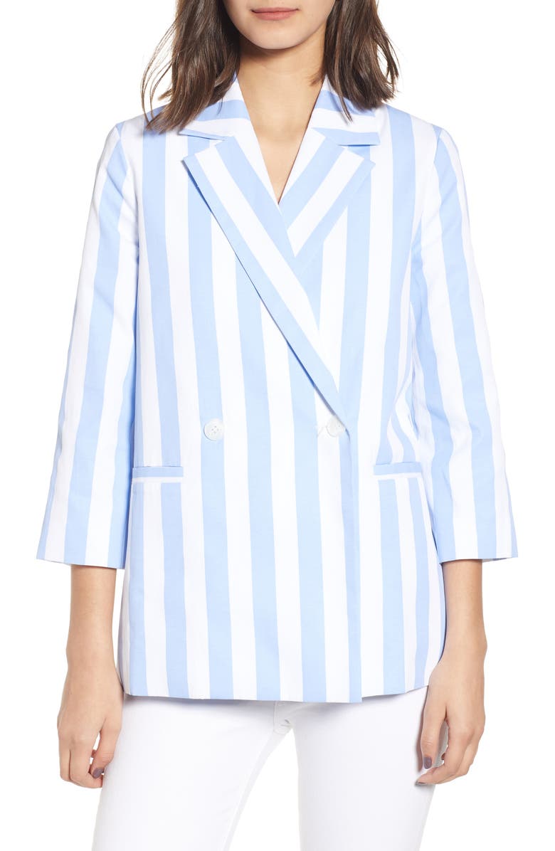 ENGLISH FACTORY STRIPE BLAZER,MK787J