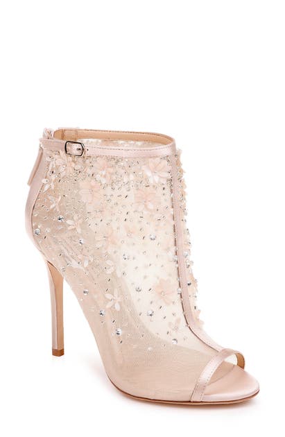 Badgley Mischka Boots BADGLEY MISCHKA ISADORA OPEN TOE BOOTIE