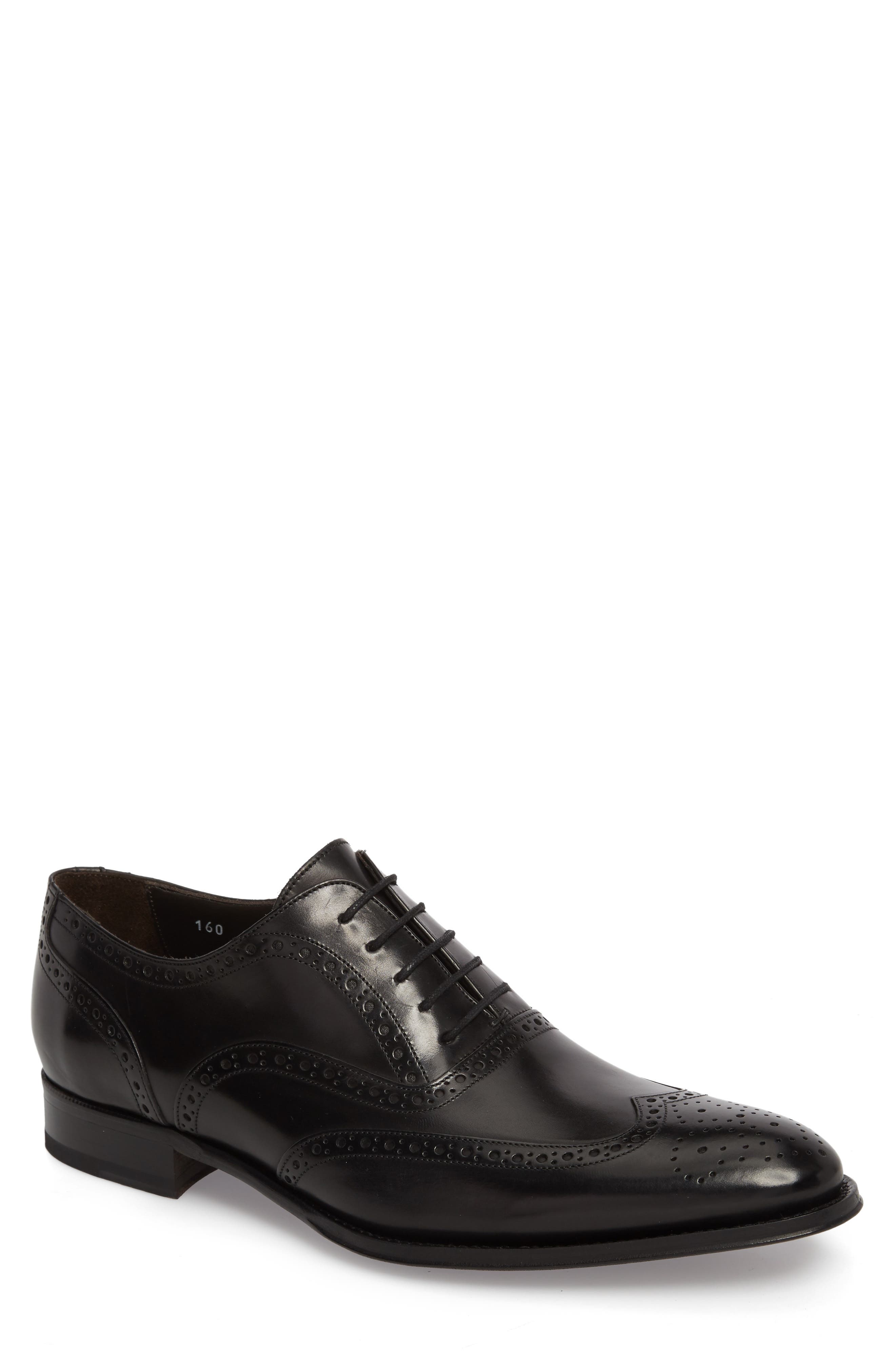 To Boot New York Milton Wingtip Oxford, Black
