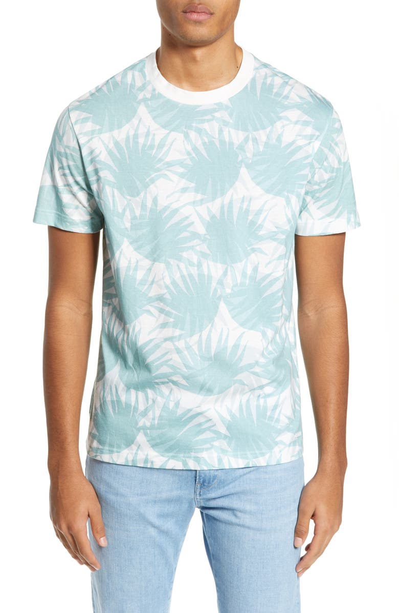 Boss T-shirts TLIGHT FLOWER PRINT RELAXED FIT T-SHIRT