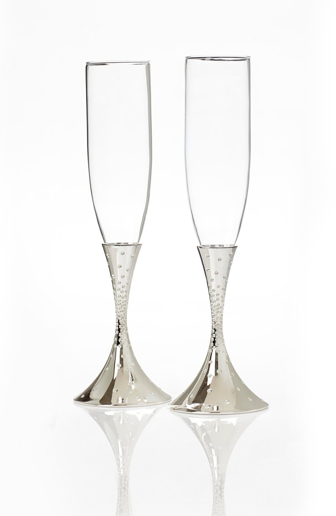 Nambé 'Dazzle' Champagne Toasting Flutes (Set of 2) Nordstrom