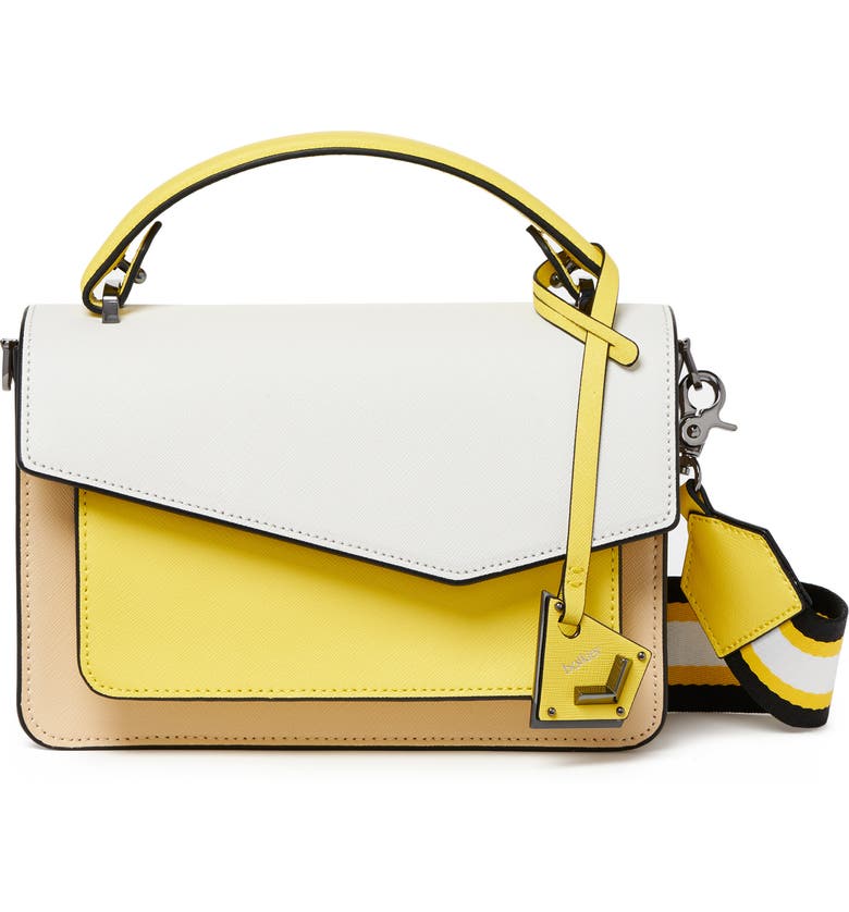 Botkier Crossbody COBBLE HILL LEATHER CROSSBODY BAG - BROWN