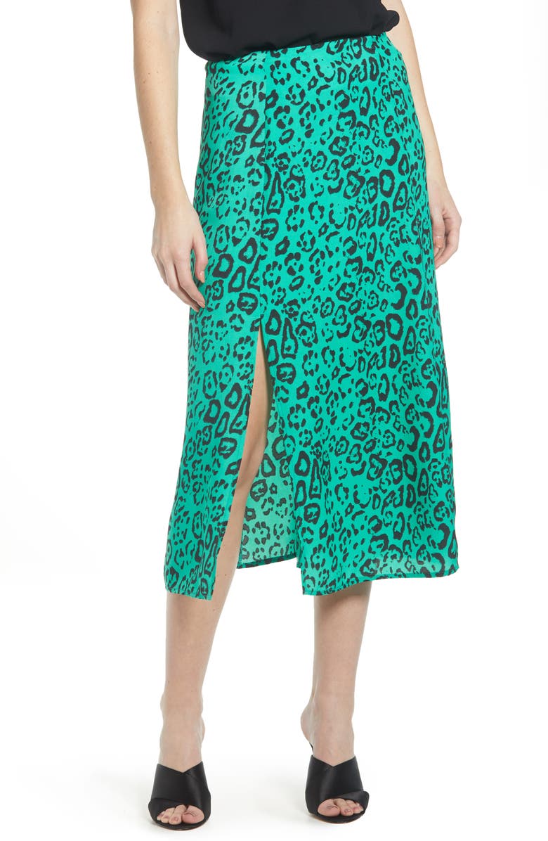 Wayf Skirts ALTAMONT FRONT SLIT MIDI SKIRT