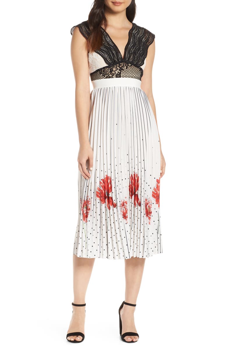 Foxiedox Dresses HERA PLEAT MIDI DRESS