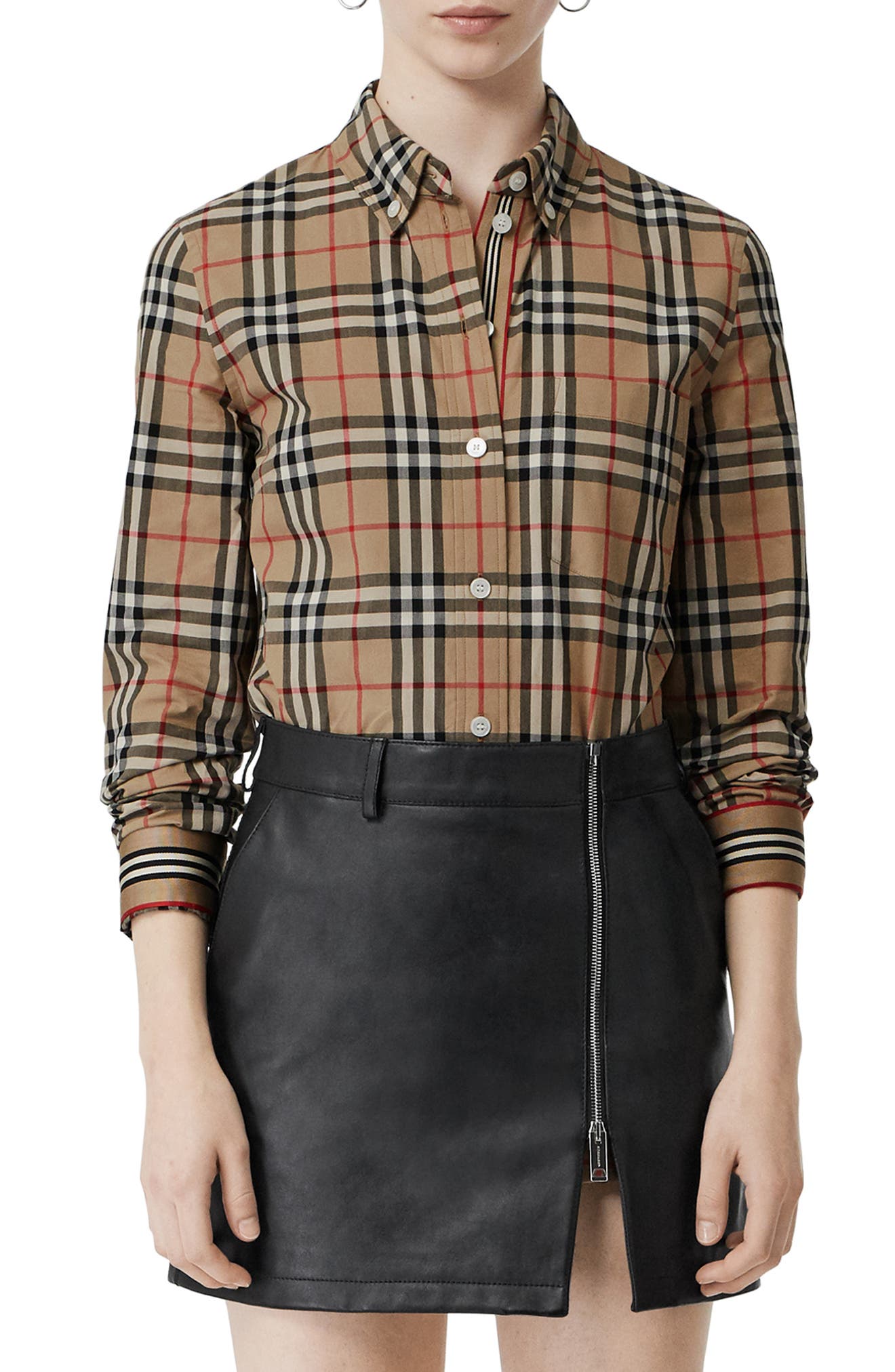 burberry slim fit shirt