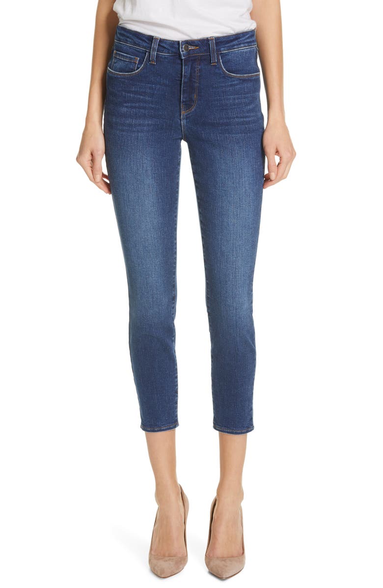 L'agence Jeans MARGOT CROP SKINNY JEANS