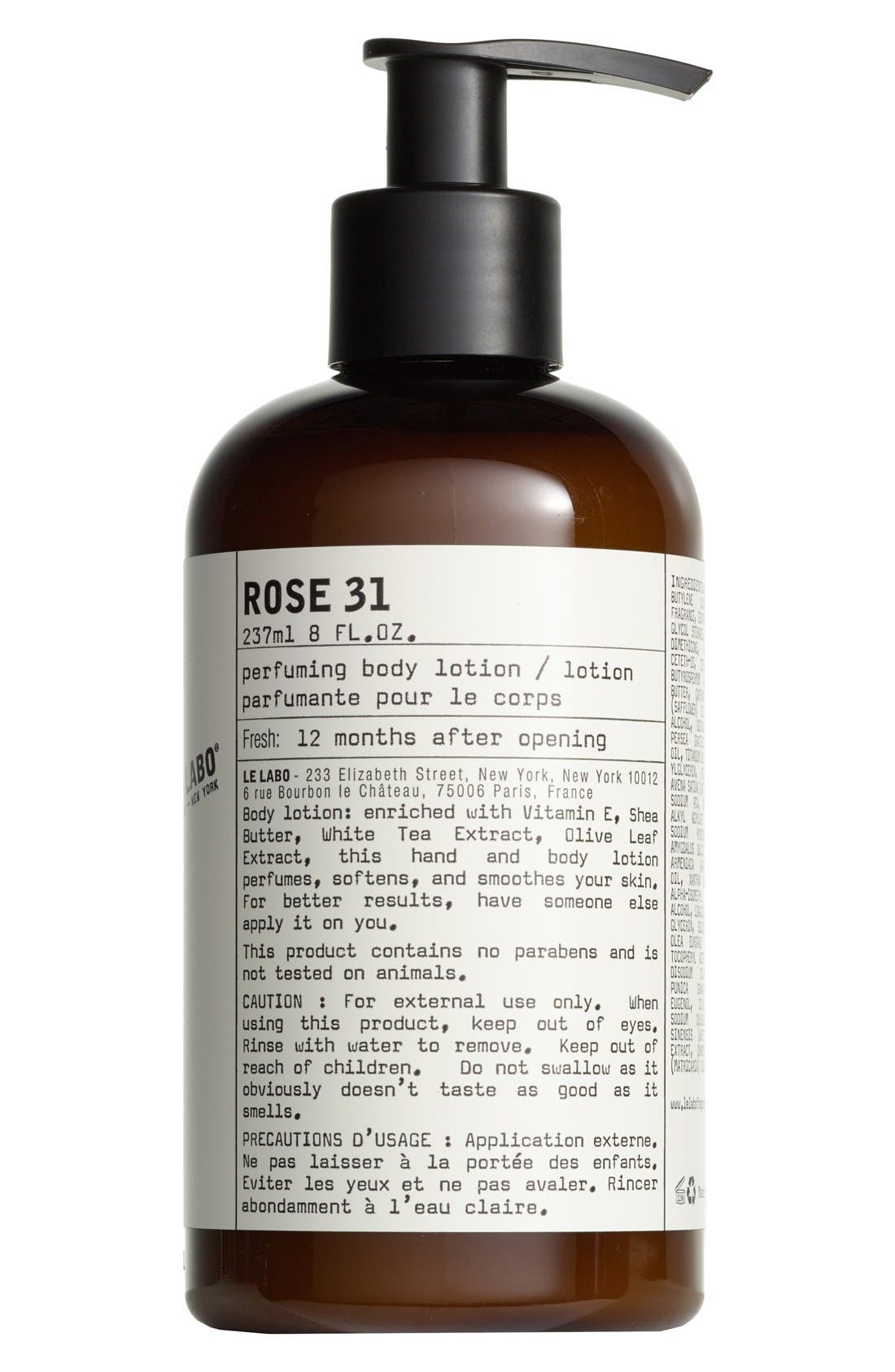 Le Labo Rose 31 Hand & Body Lotion Nordstrom