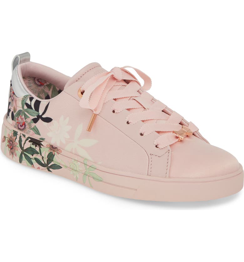 TED BAKER LONDON Rialy Sneaker, Main, color, PINK ILLUSION SATIN