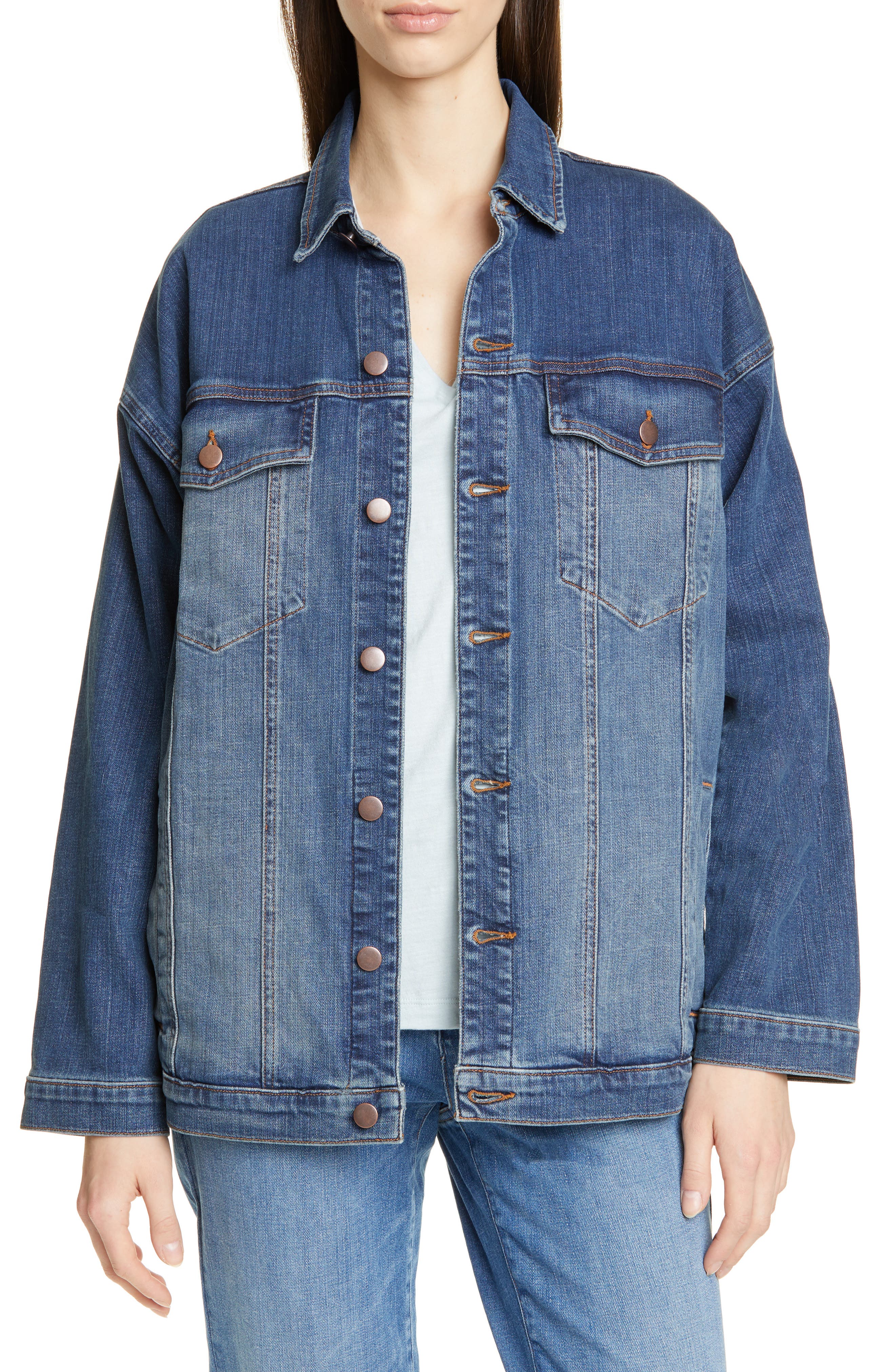 eileen fisher jean jacket