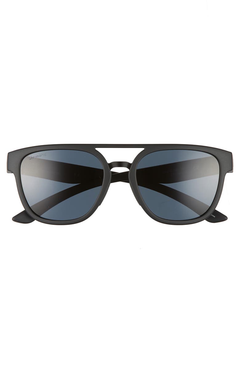 SMITH AGENCY 54MM CHROMAPOP(TM) POLARIZED FLAT TOP SUNGLASSES,201910003536N