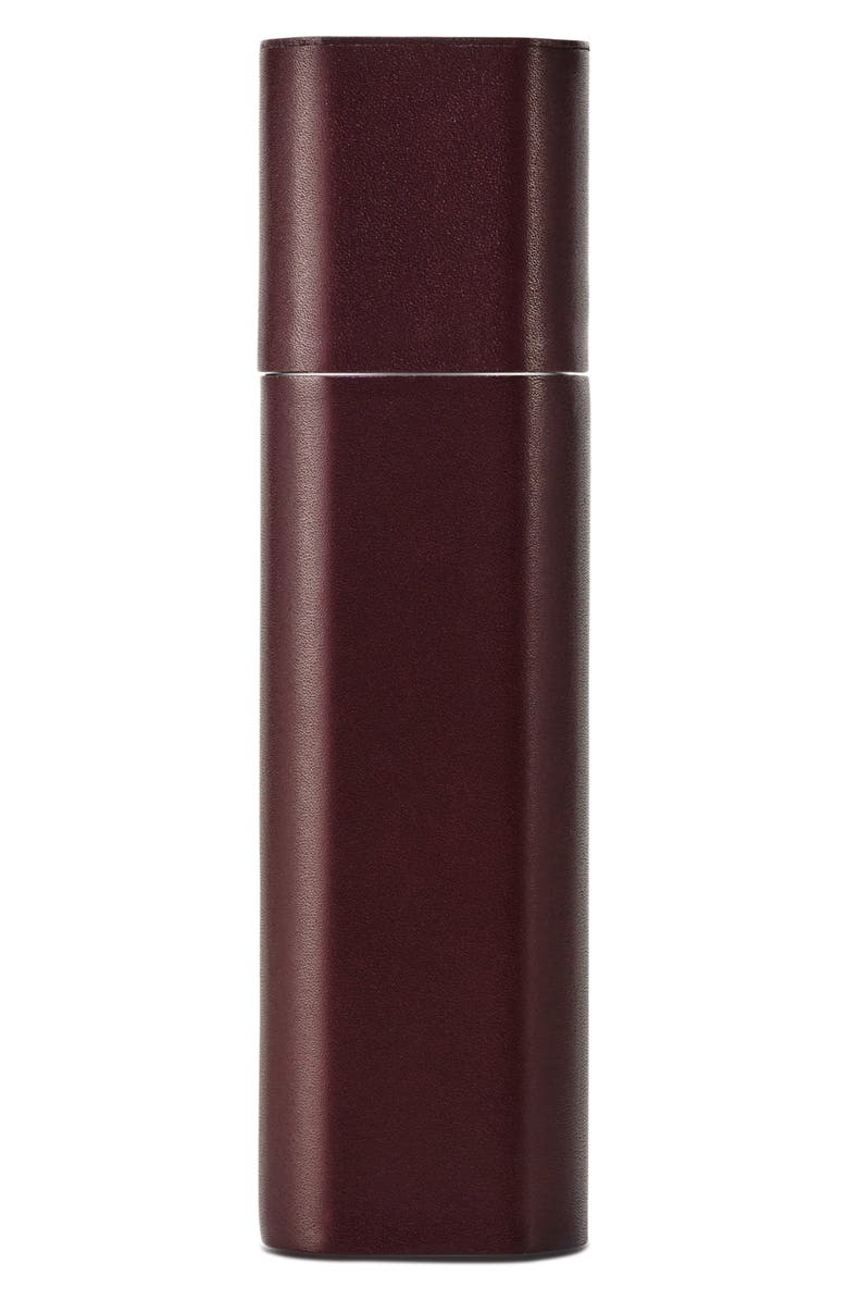 BYREDO NECESSAIRE DE VOYAGE LEATHER TRAVEL CASE IN BURGUNDY,807664