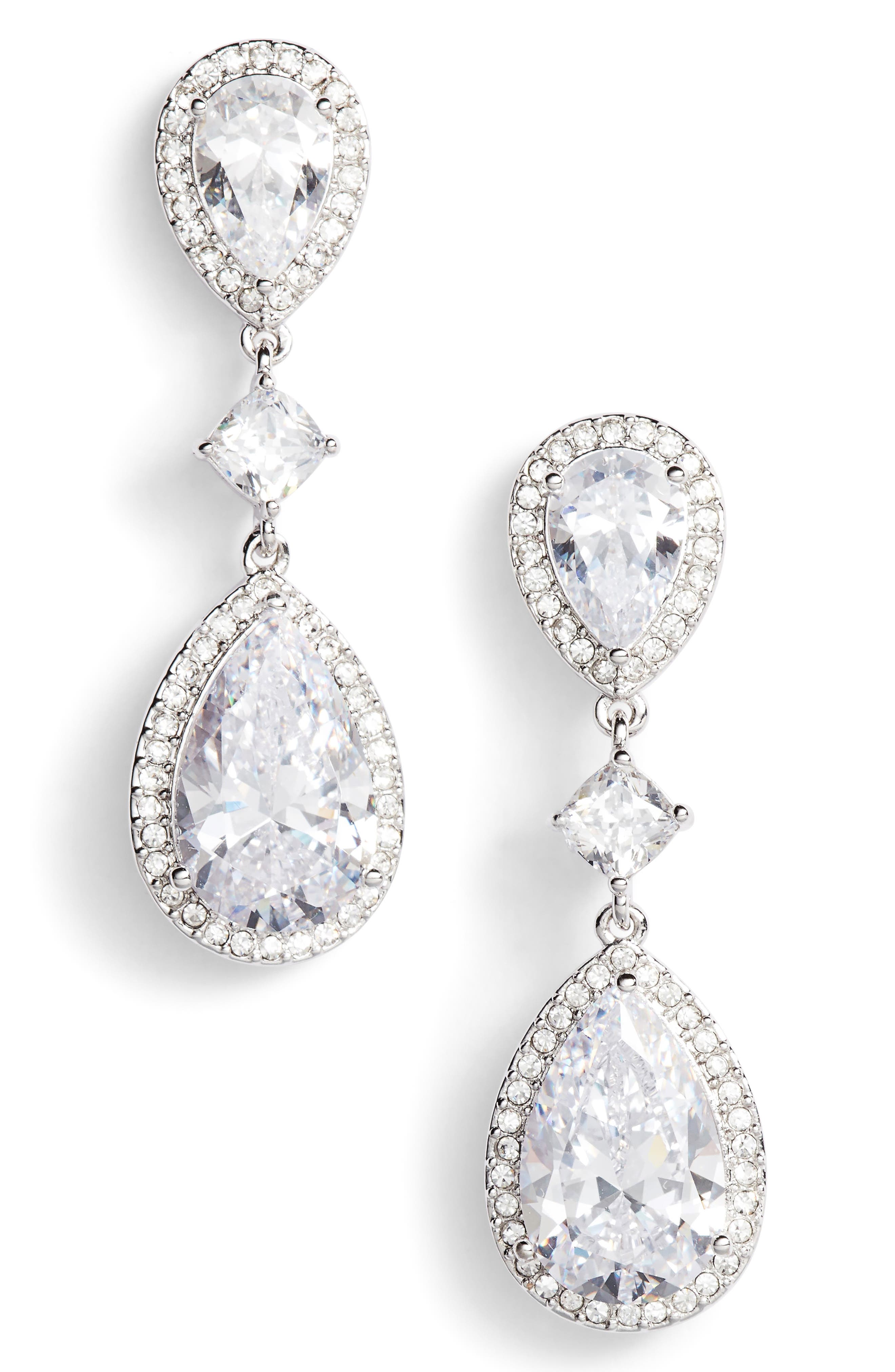 Nadri Cubic Zirconia Drop Earrings Nordstrom