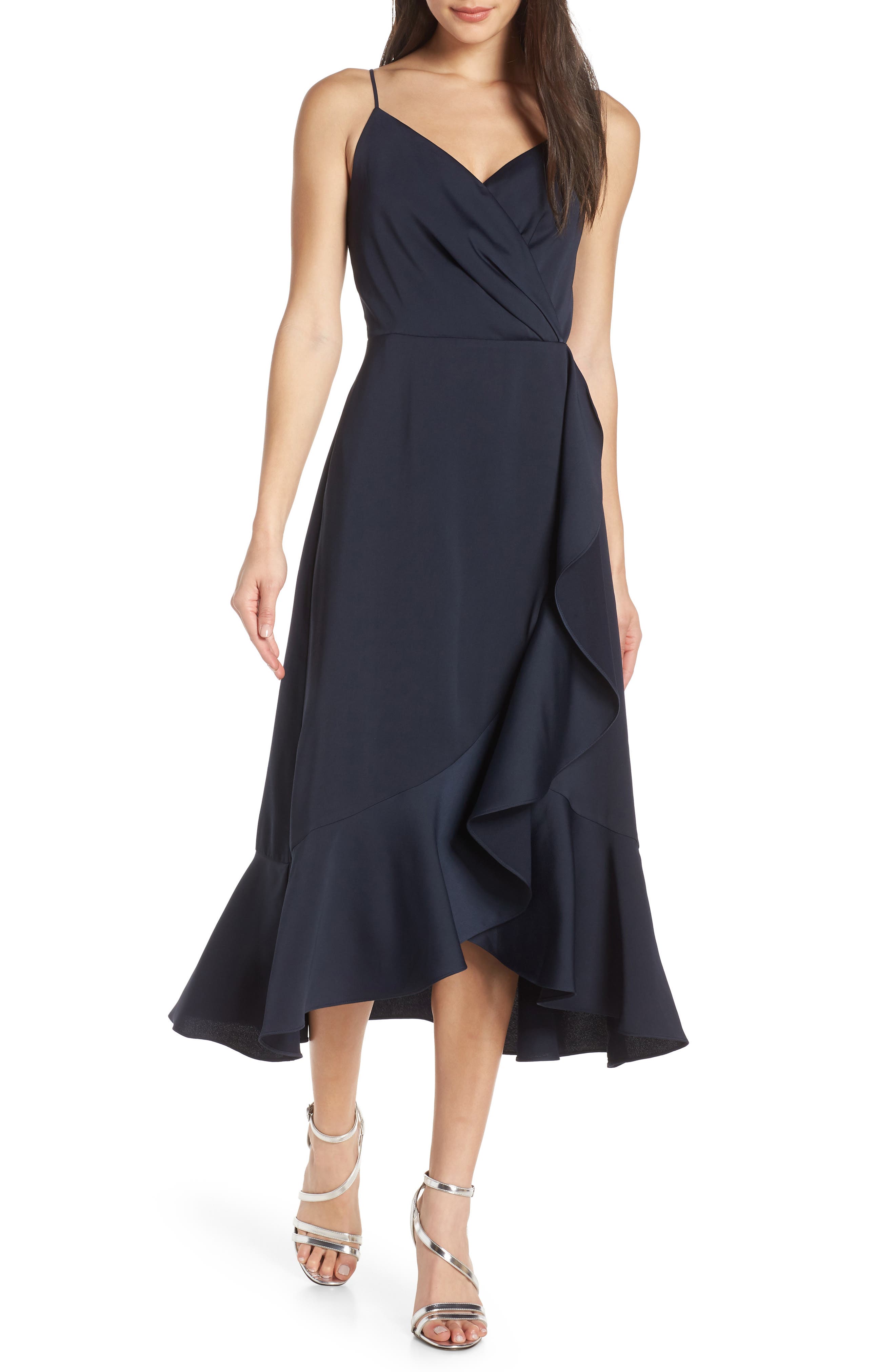 Chelsea28 A-Line Midi Dress, Blue