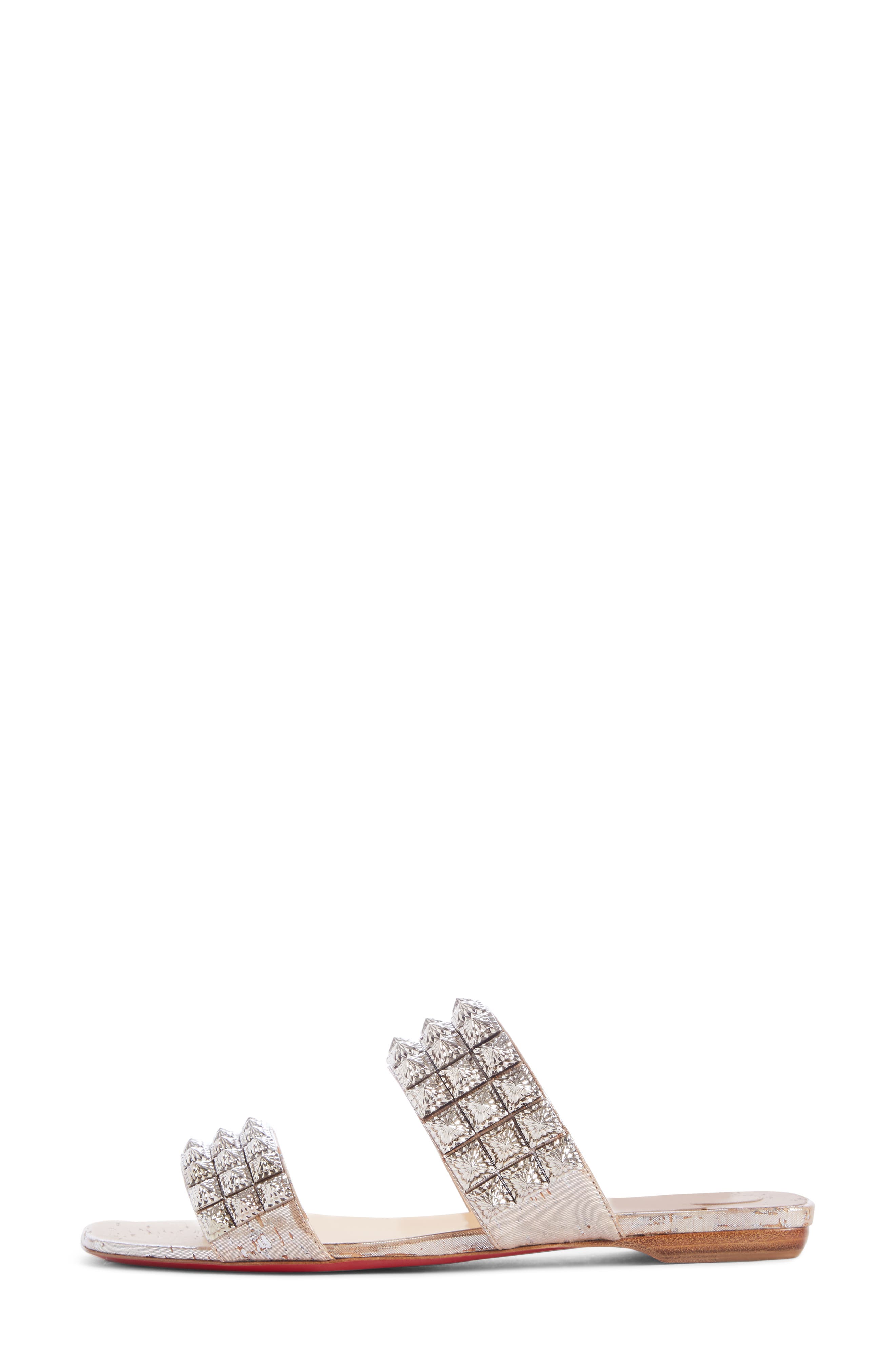 myriadiam studded slide sandal