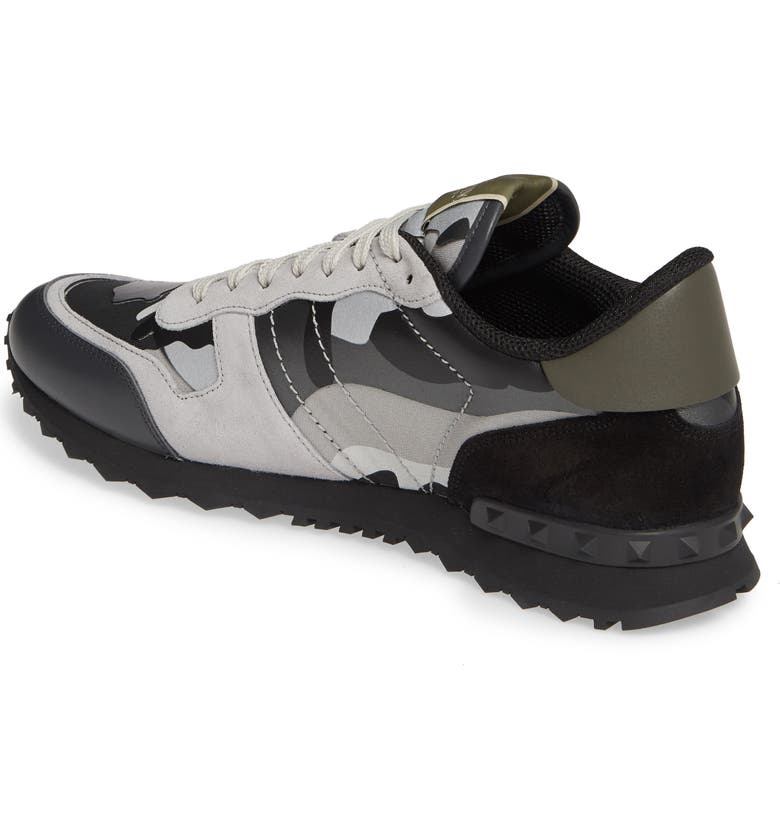 VALENTINO GARAVANI CAMO ROCKRUNNER SNEAKER,SY2S0723TCC