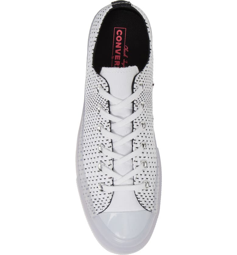 Converse Chuck Taylor All Star 70 Low Top Sneaker In White/ Black/ Clear
