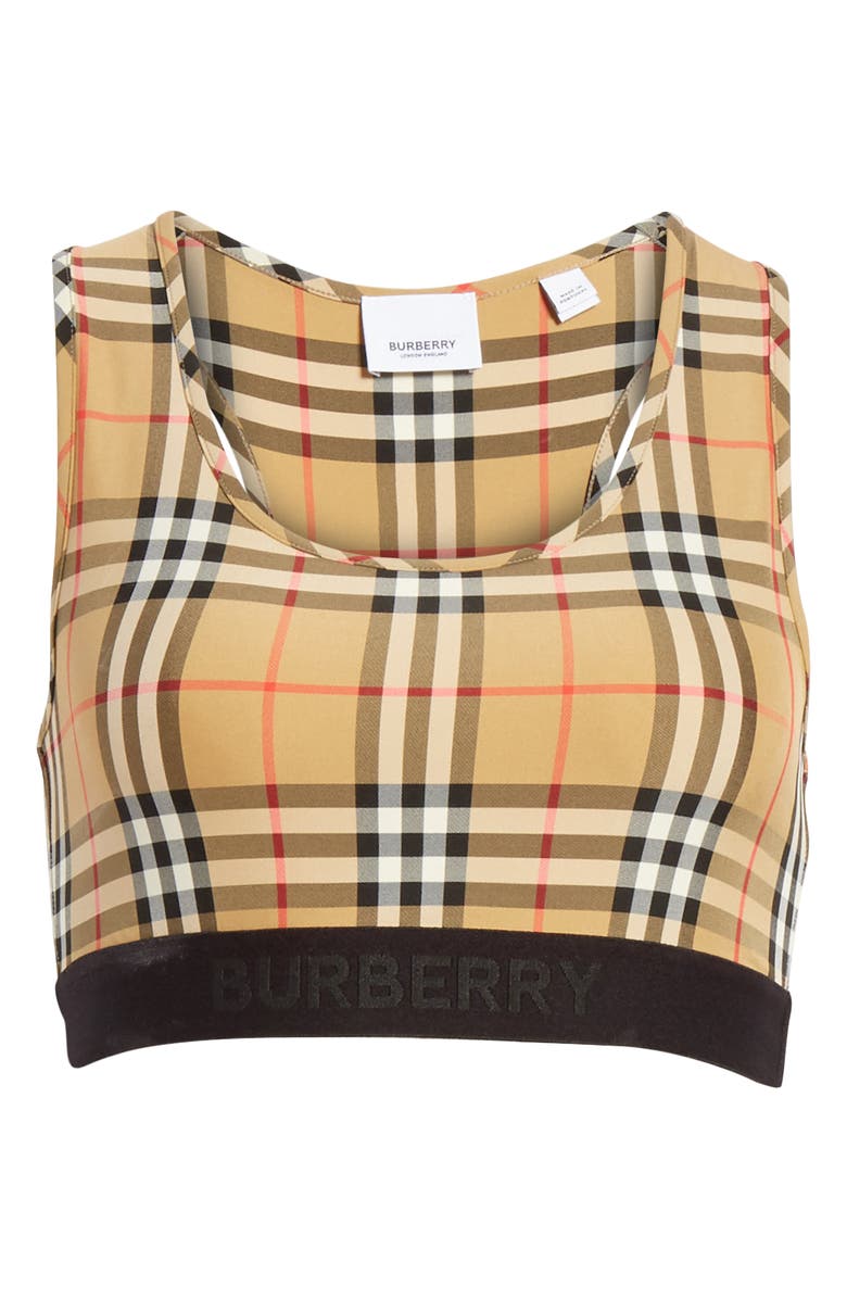 BURBERRY DALBY VINTAGE CHECK BRA,8012451