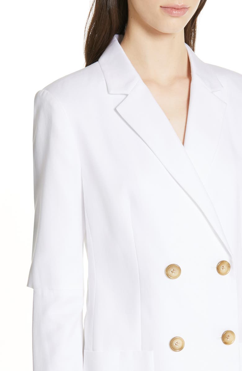 TIBI SLIT SLEEVE SUITING JACKET,S319RN8106