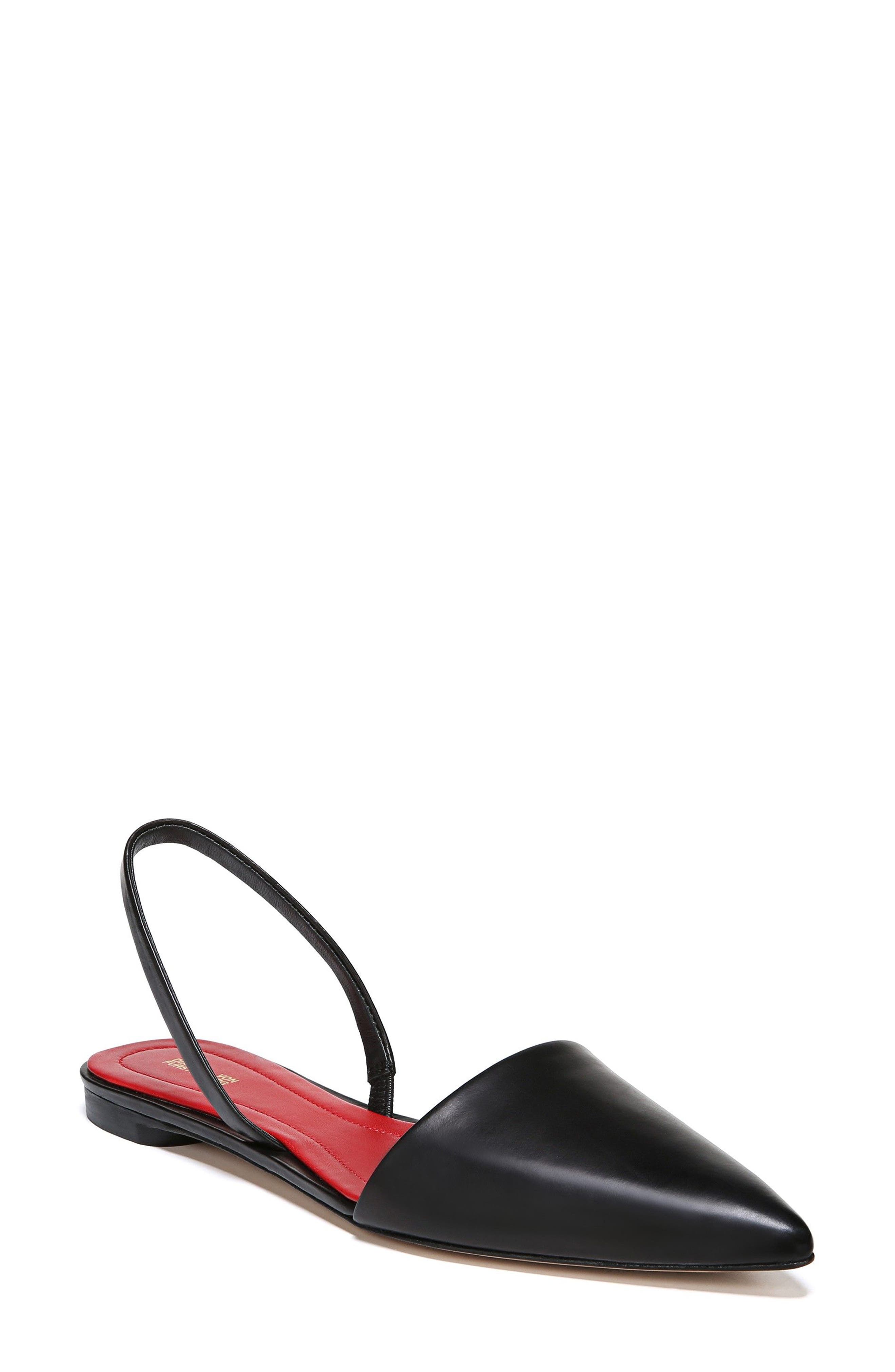 Diane Von Furstenberg Koko Slingback Flat, Black