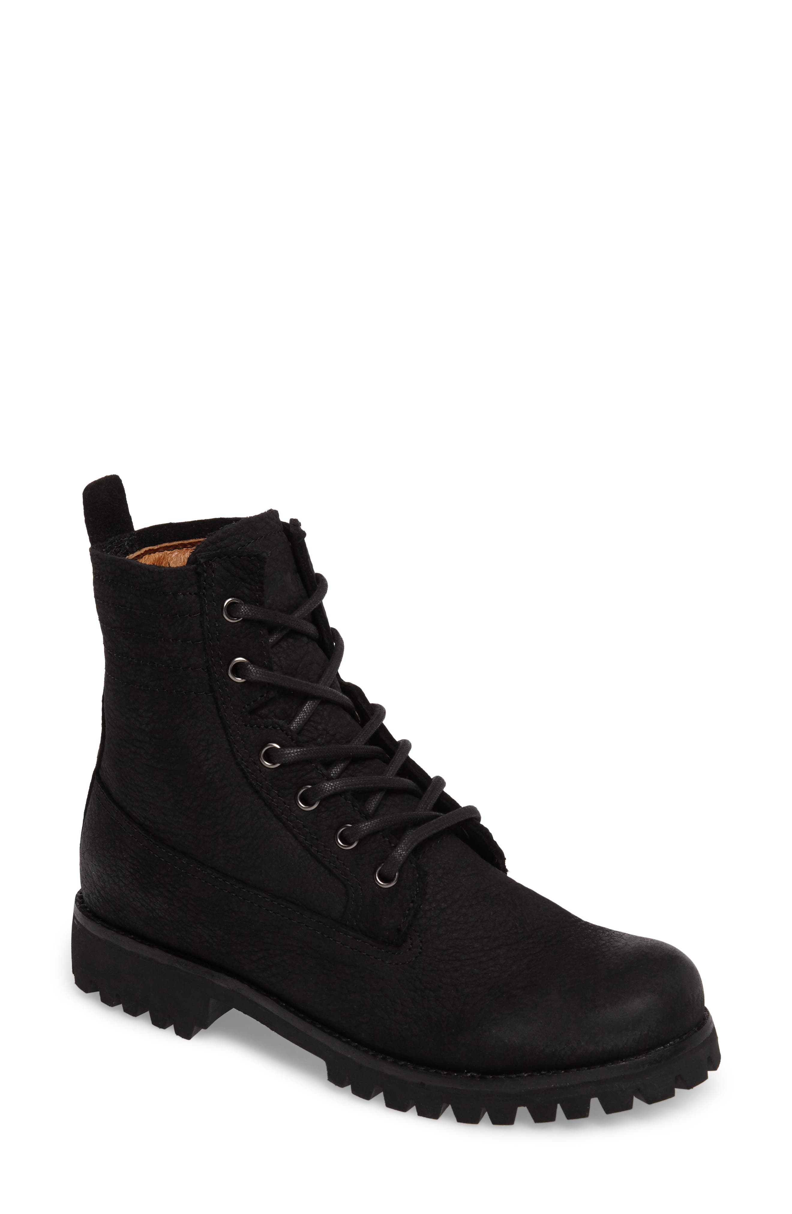 Blackstone Ol23 Lace-Up Boot Black