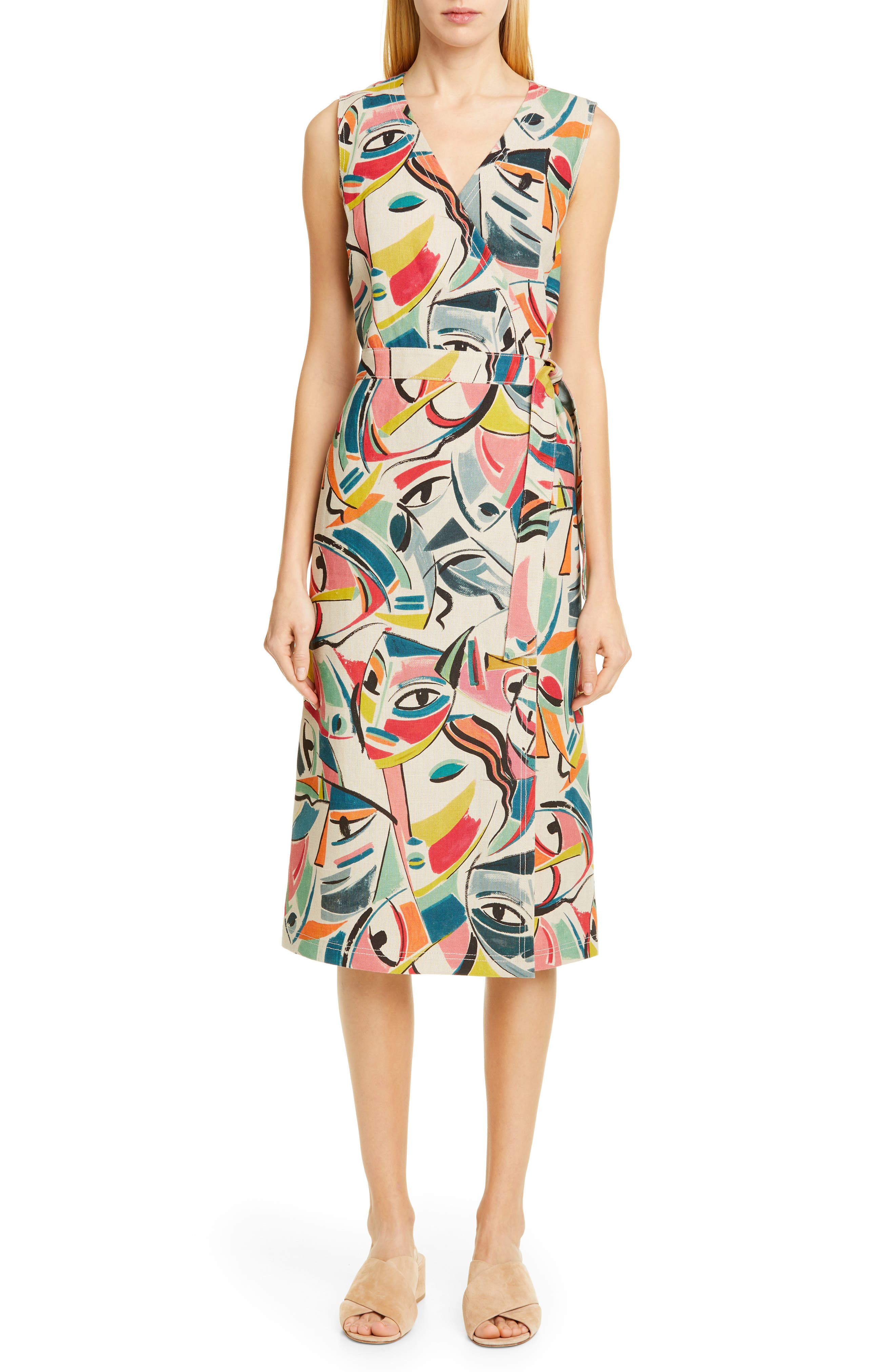 Lafayette 148 New York Pammie A-Line Wrap Dress