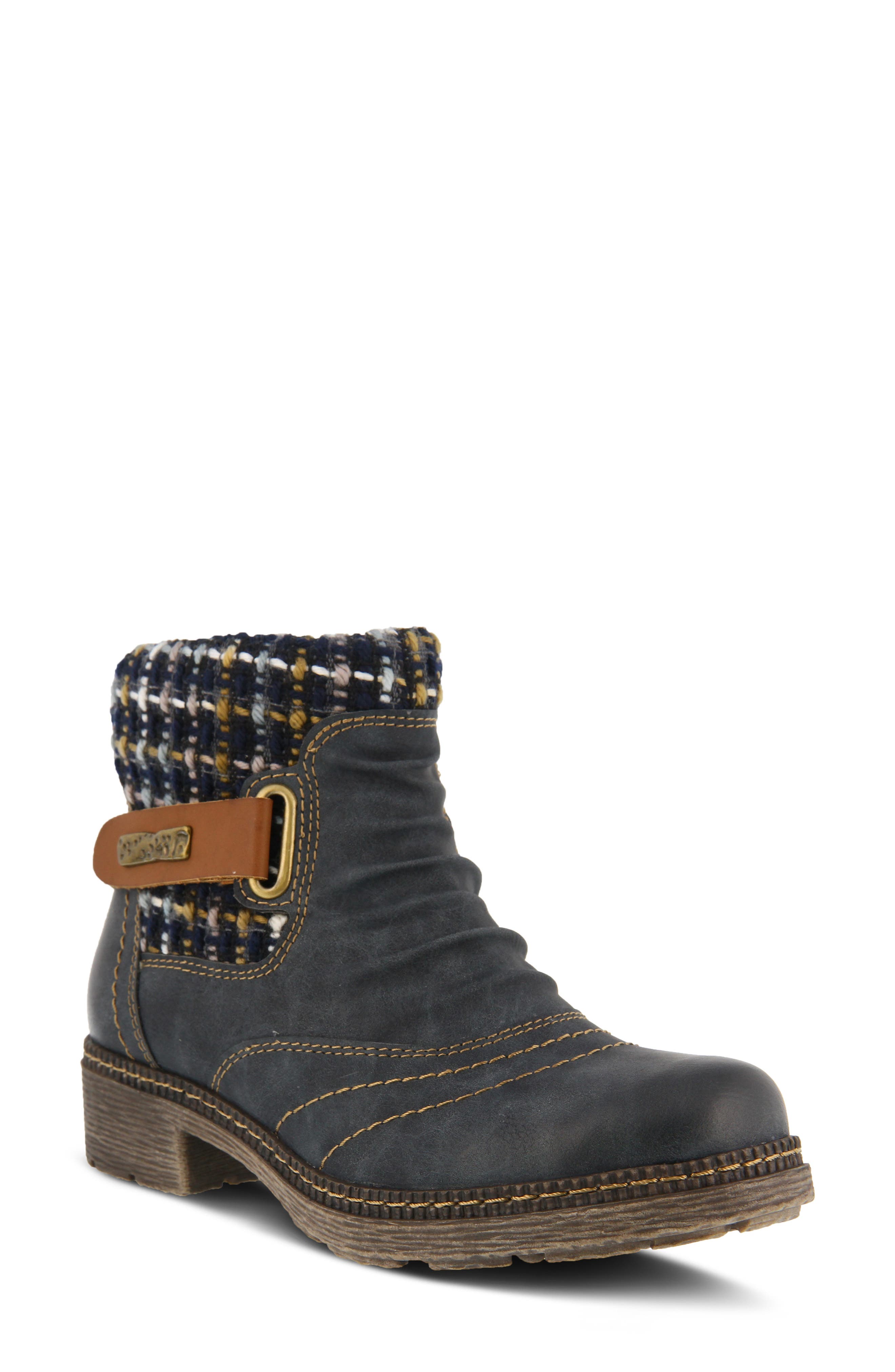 Spring Step Citrine Bootie - Blue