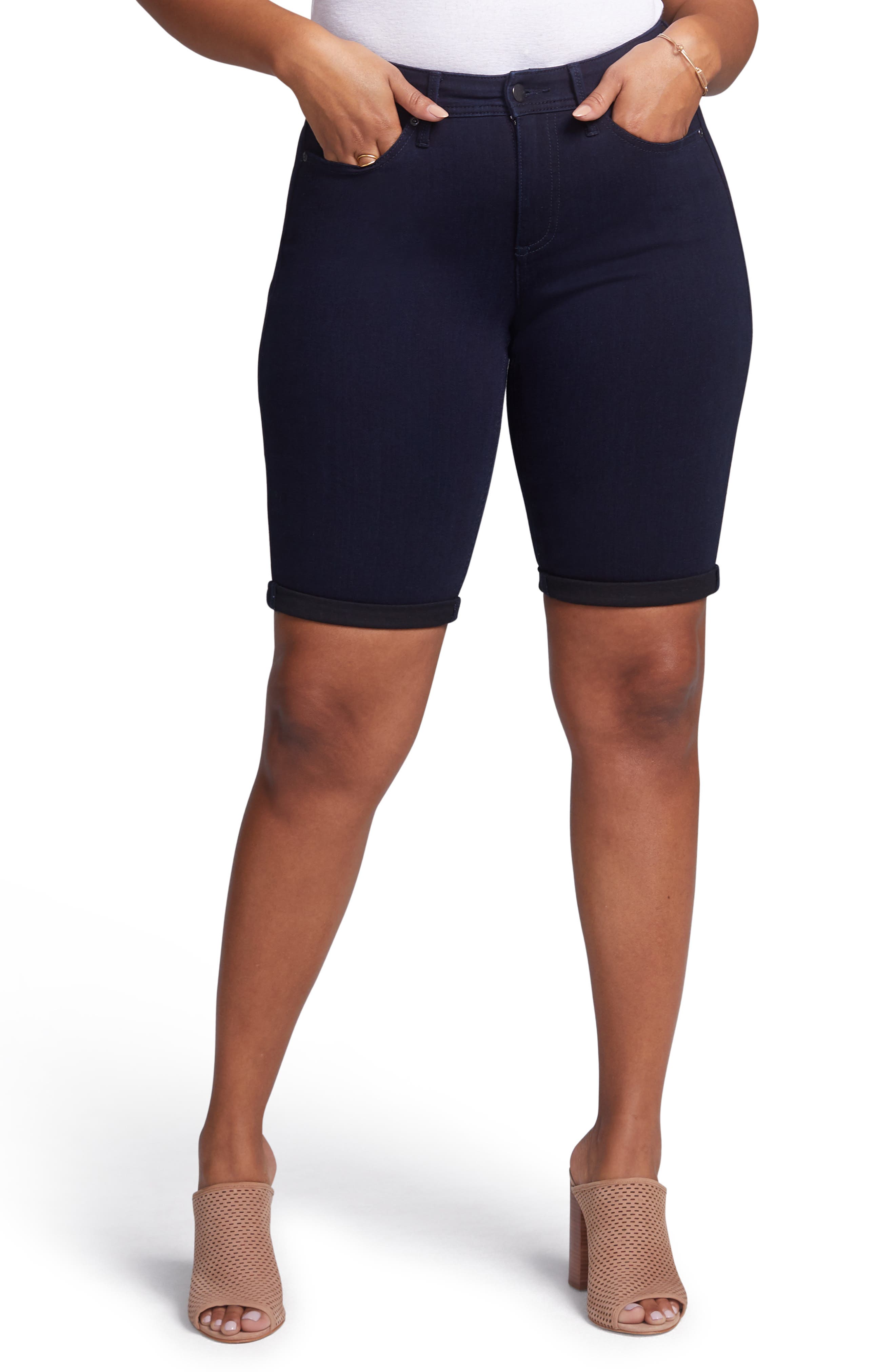 Curves 360 by NYDJ Denim Bermuda Shorts (Plus Size) Nordstrom