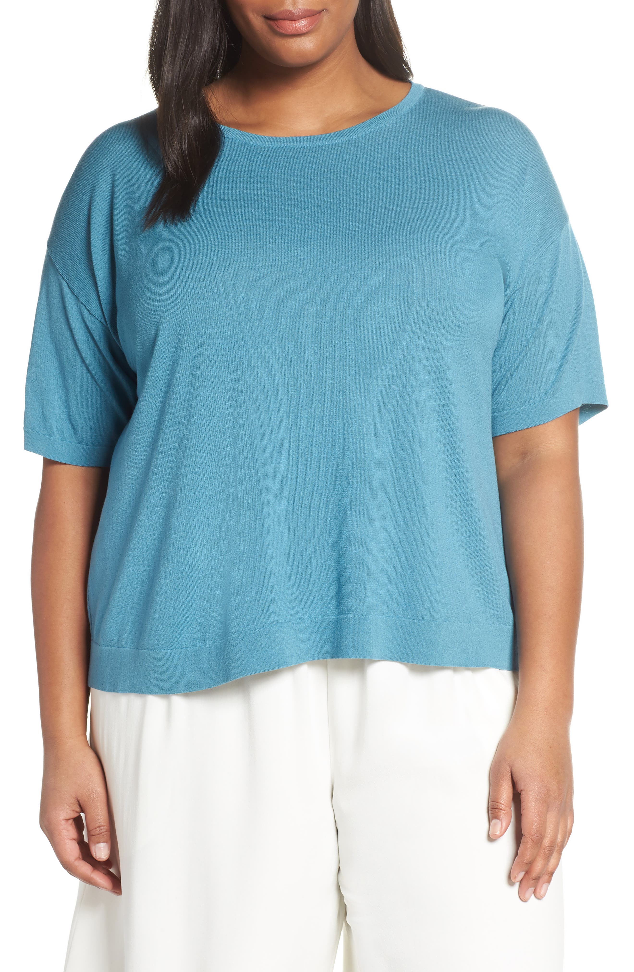 eileen fisher tencel top