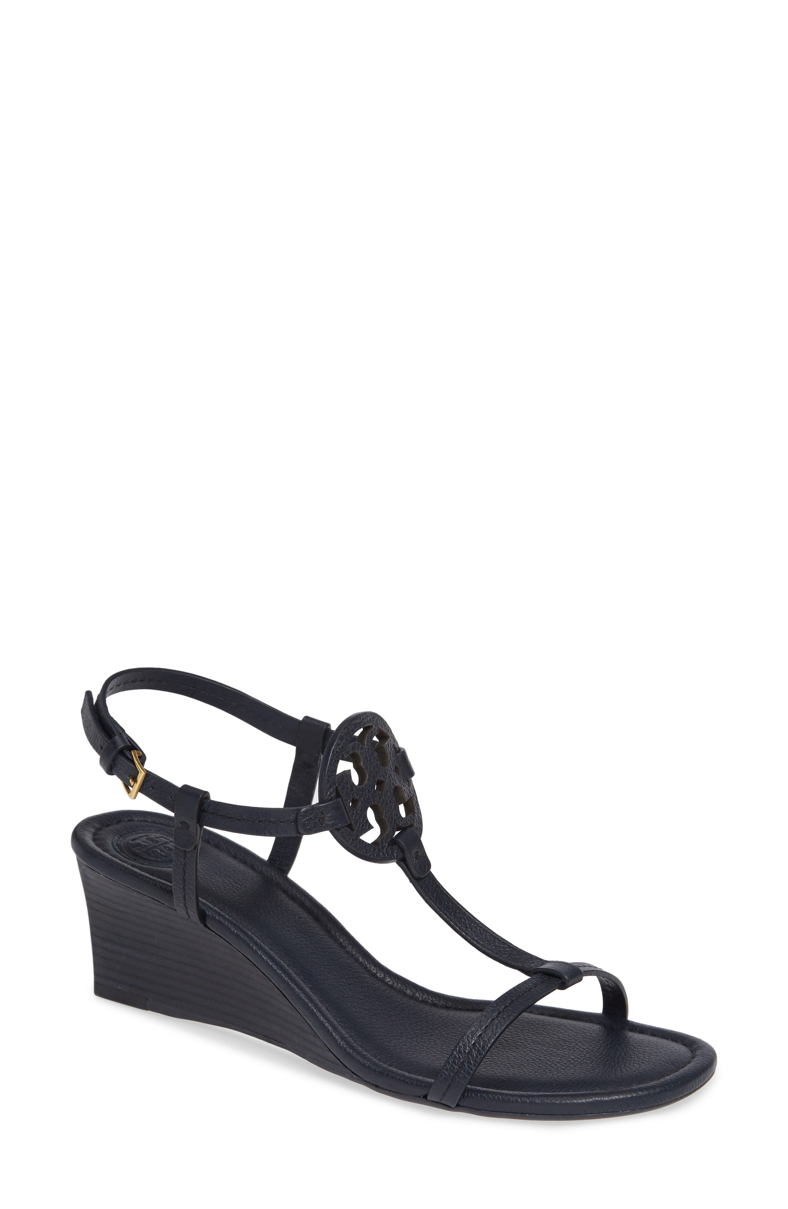 Tory Burch Miller Wedge Sandal, Blue
