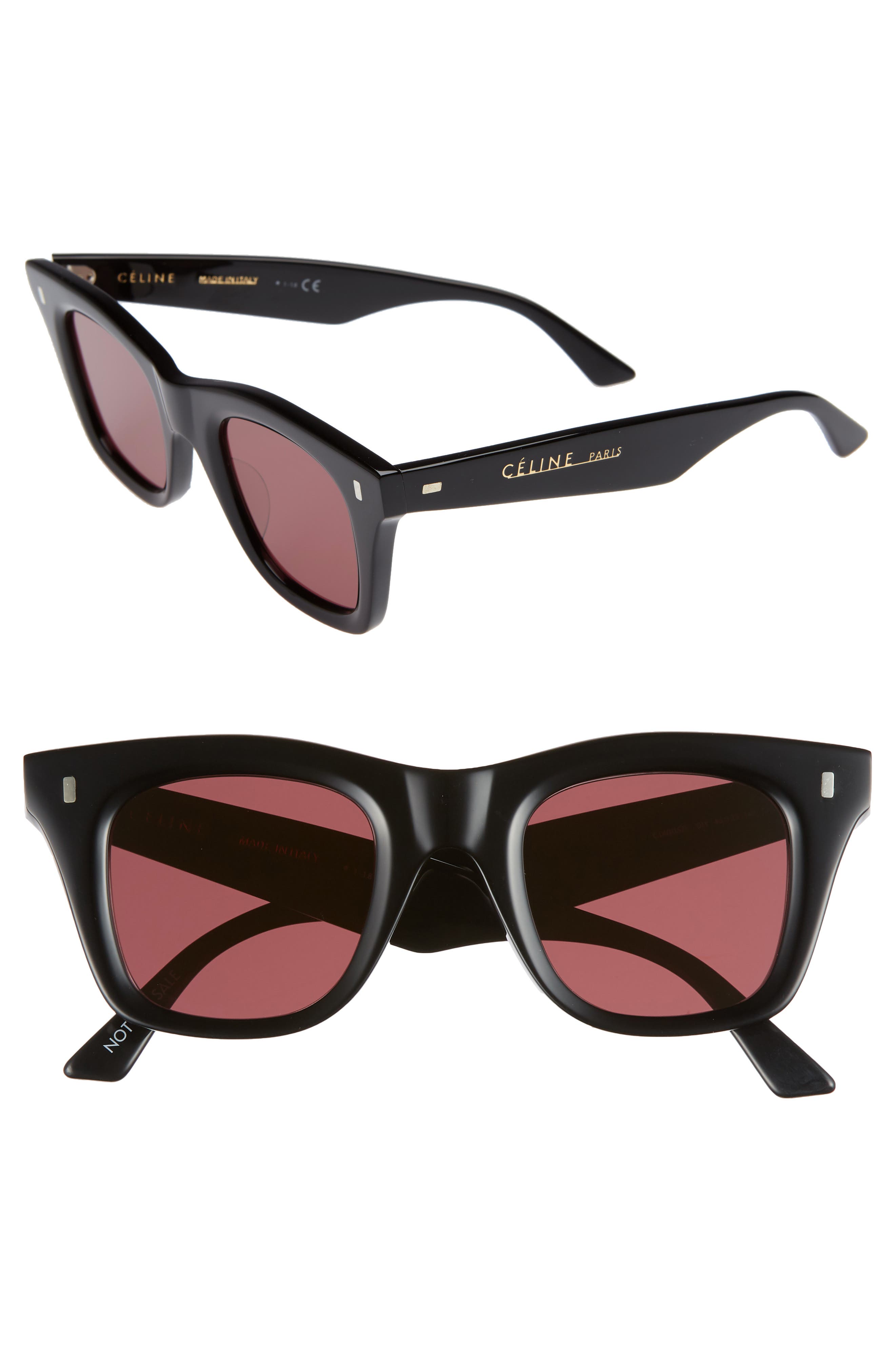 CELINE 46mm Square Sunglasses Nordstrom