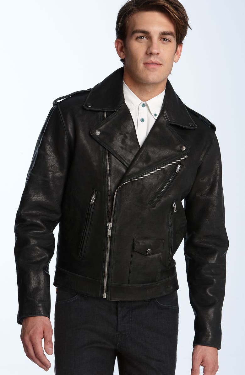Marc By Jacobs Leather Motorcycle Jacket Nordstrom