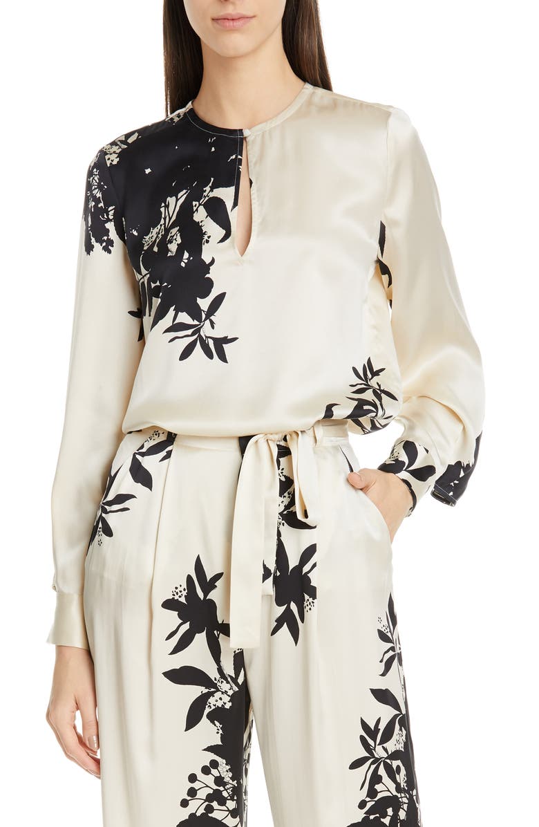 Equipment Tops DELAINEY FLORAL BLOUSE