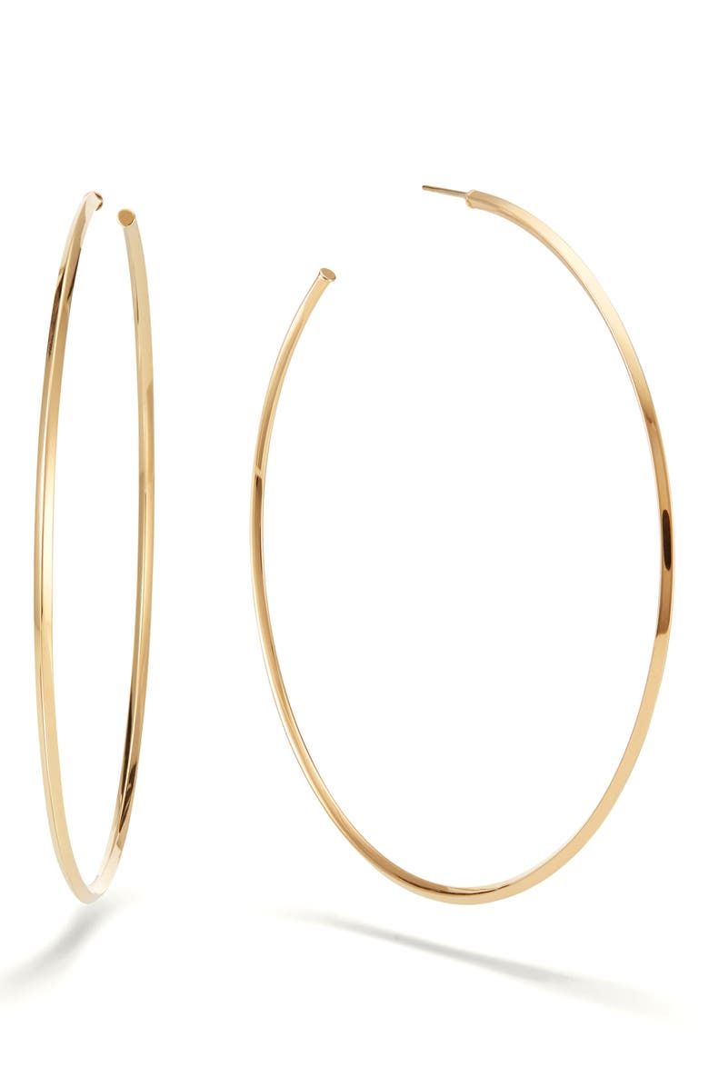 LANA JEWELRY CASINO HOLLOW HOOP EARRINGS,3413-0000-700-00-01