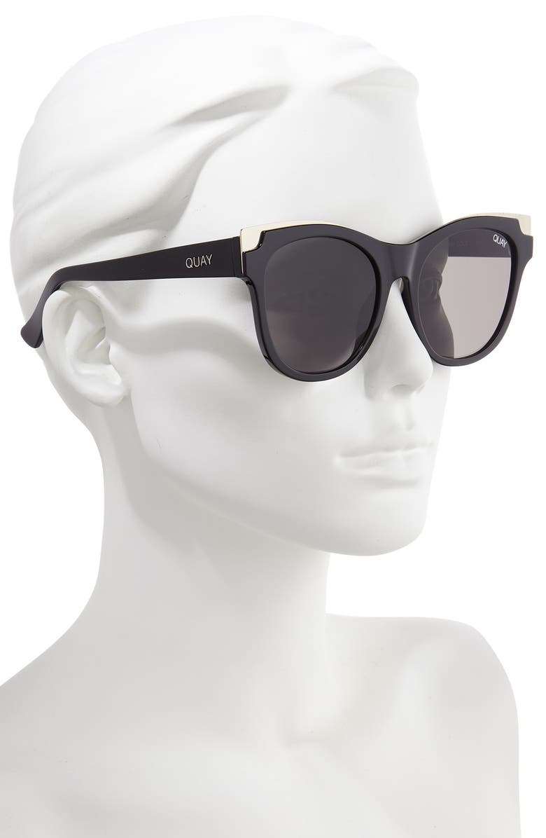 QUAY IT'S MY WAY 56MM CAT EYE SUNGLASSES,ITS MY WAY GOLD