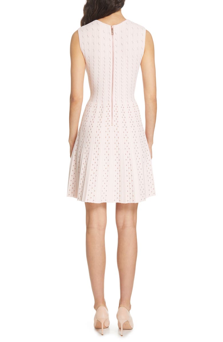 ted baker pink scallop dress Ted Baker Arionah Palace Gardens Scallop Detail Dusty Pink Midi Cocktail Dress 2