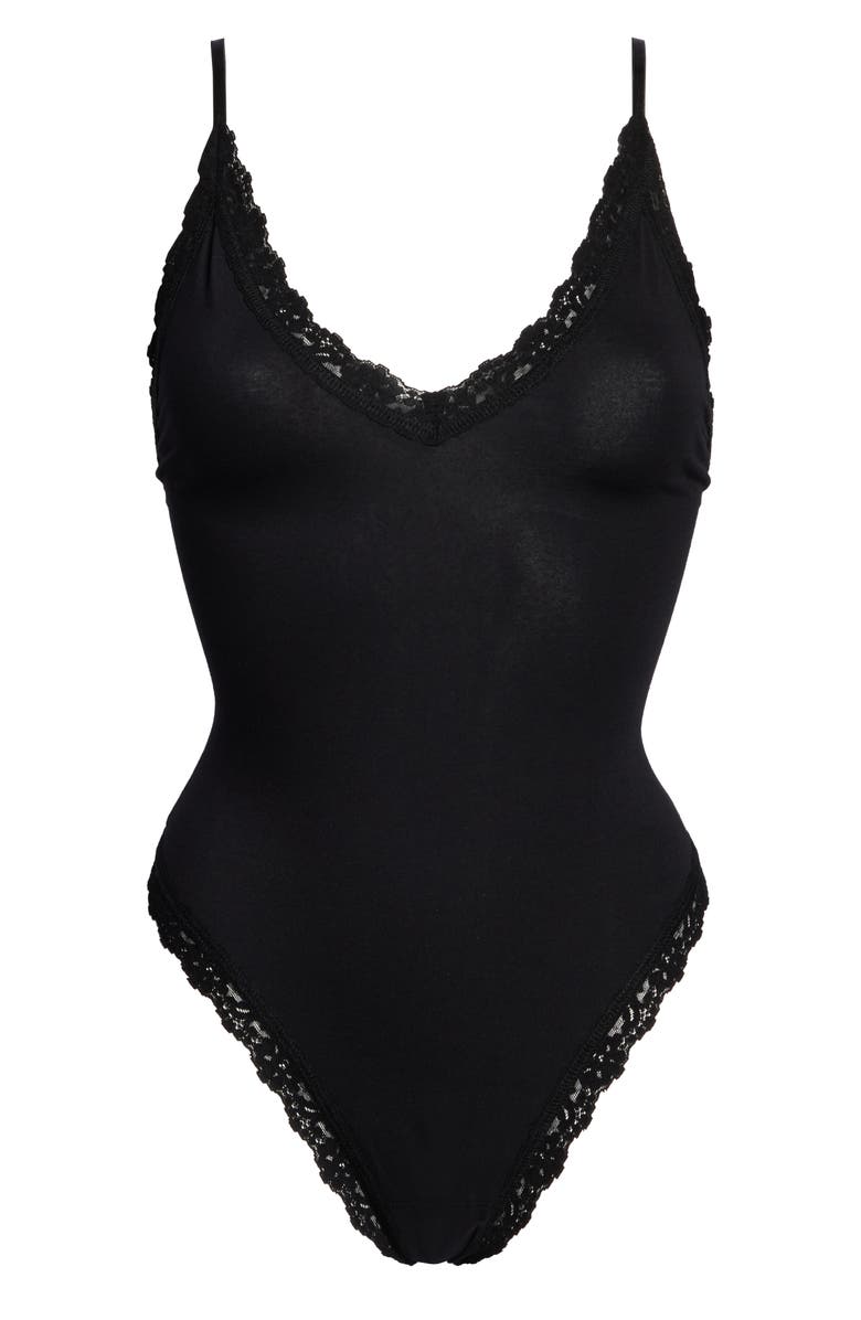 Hanky Panky Thong Bodysuit In Black