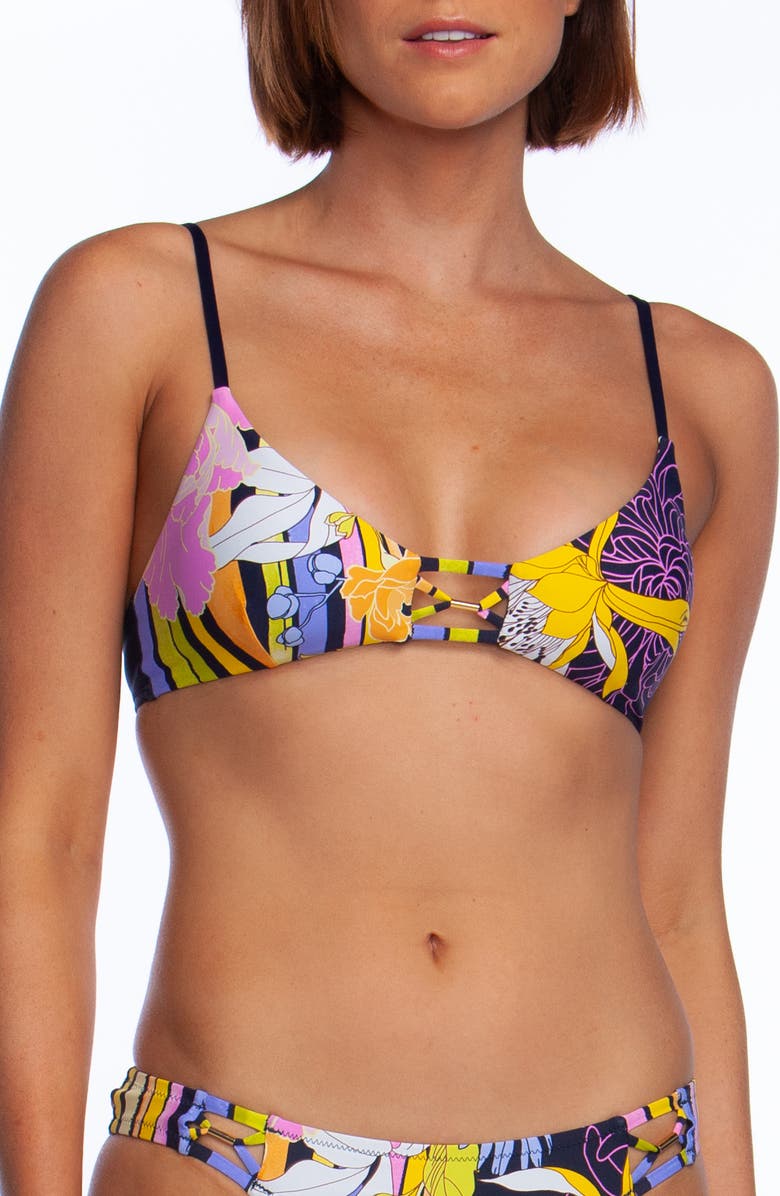 Trina Turk Tops BAL HARBOUR FLORAL BRALETTE BIKINI TOP