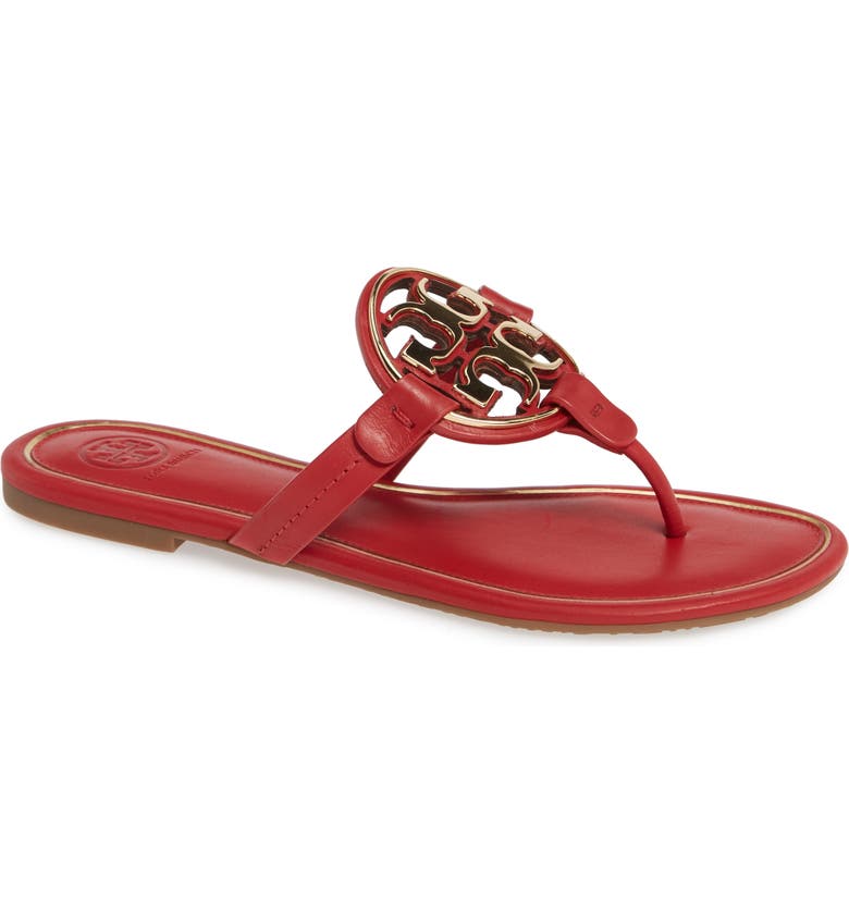 Tory Burch Metal Miller Flip Flop (Women) | Nordstrom