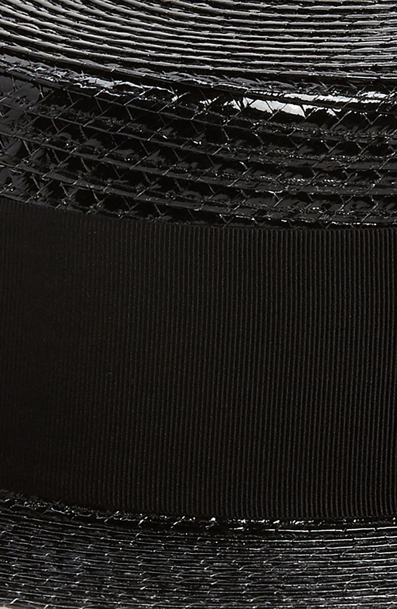 SAINT LAURENT BOATER HAT,5516763YB50