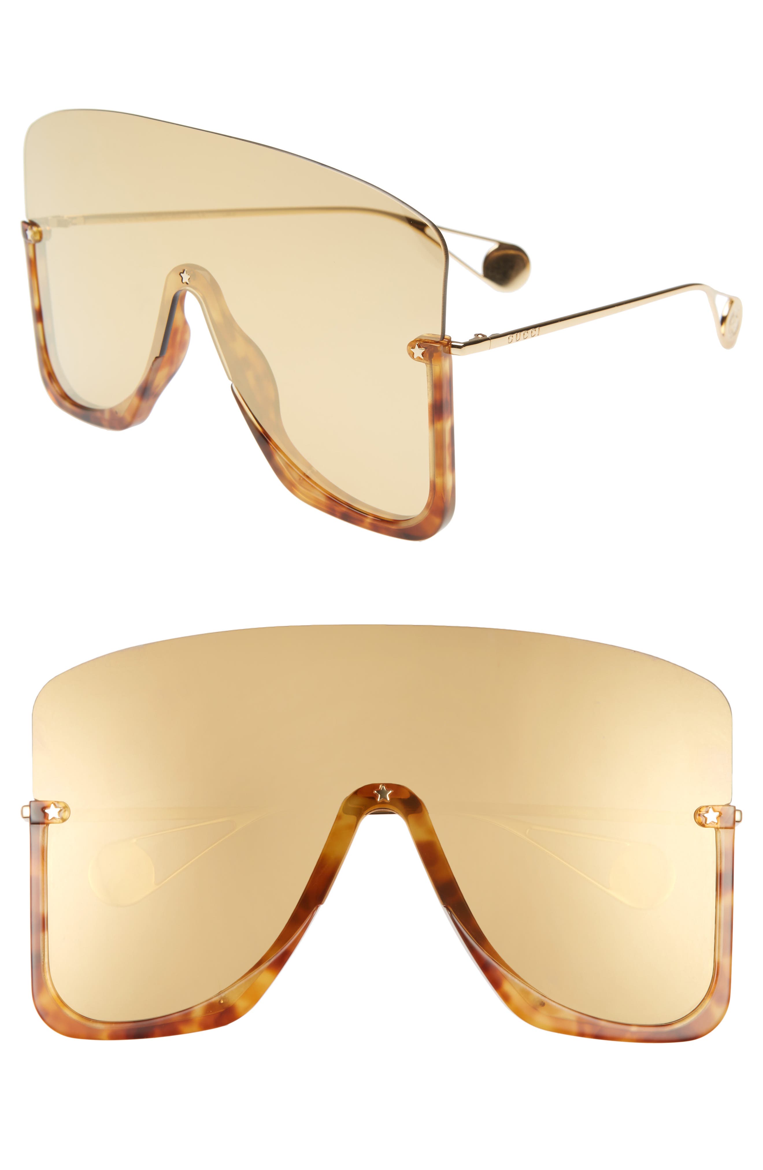 gucci 99mm oversized sunglasses