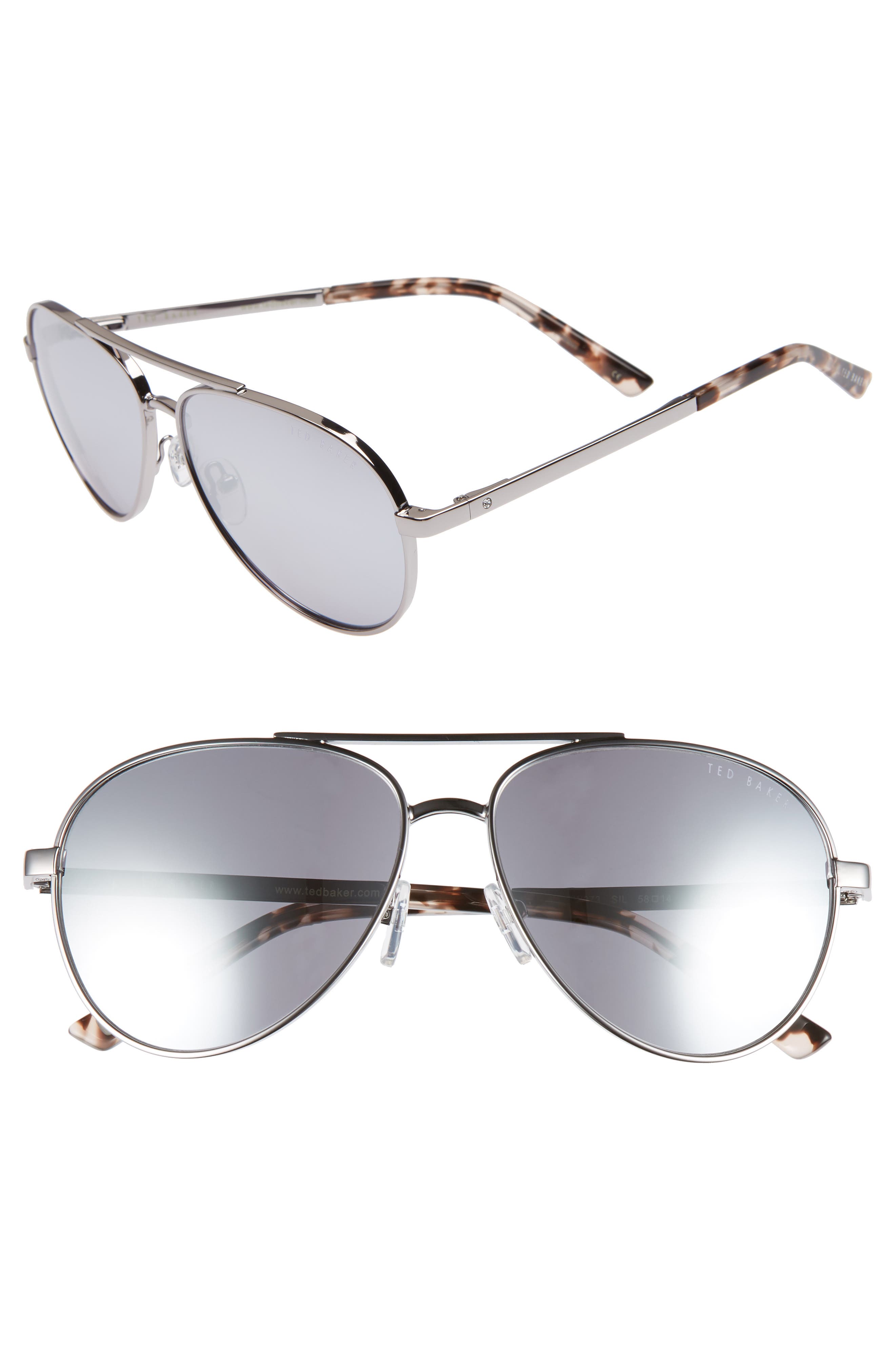 Ted Baker London 58mm Aviator Sunglasses Nordstrom
