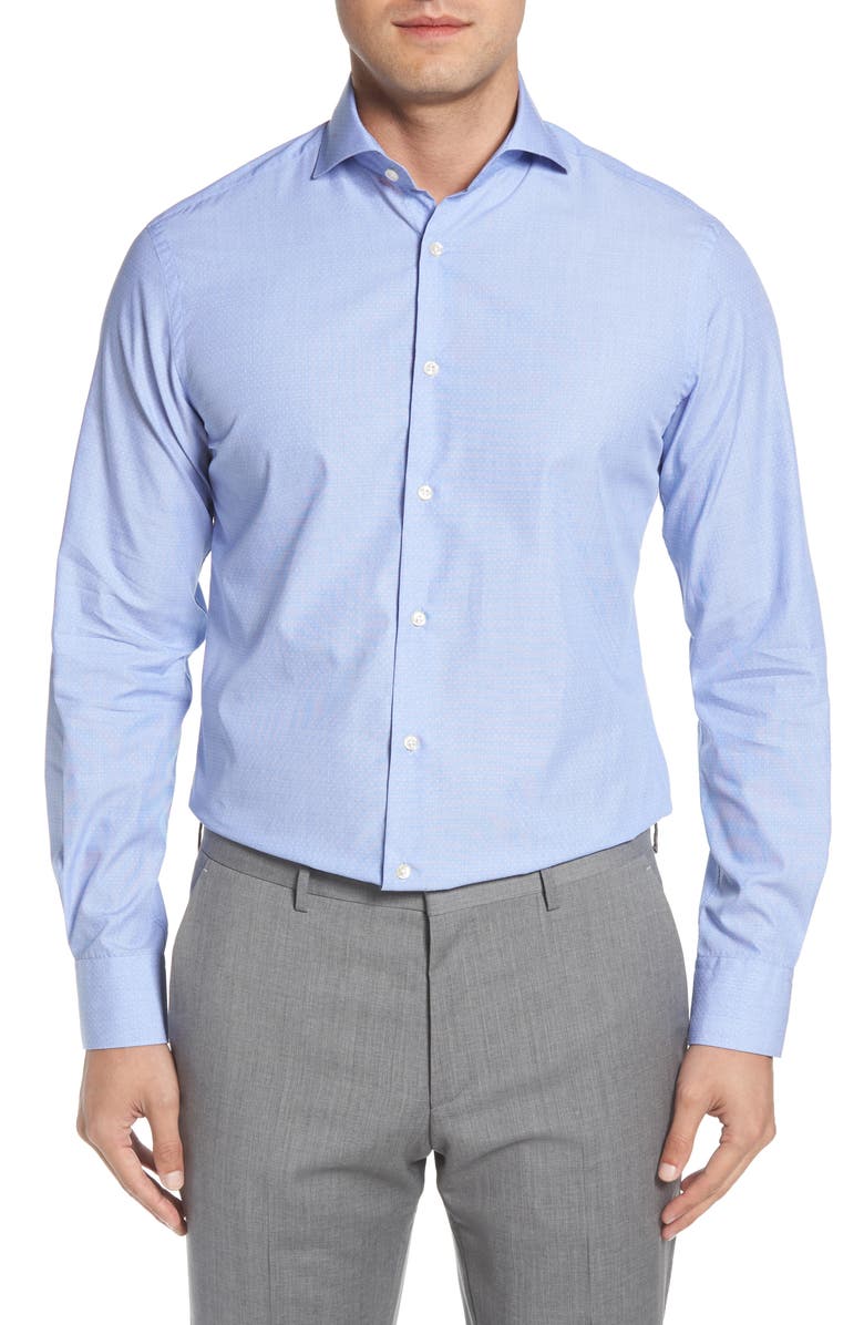 Ike Behar Regular Fit Solid Dress Shirt | Nordstrom