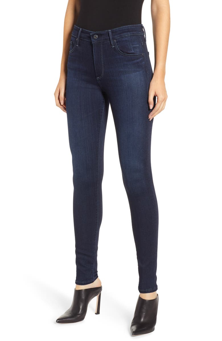 AG Farrah High Waist Skinny Jeans (Blue Basin) (Nordstrom Exclusive ...