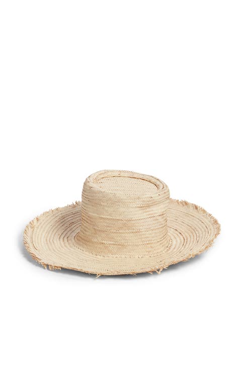 Woven Palm Leaf Hat
