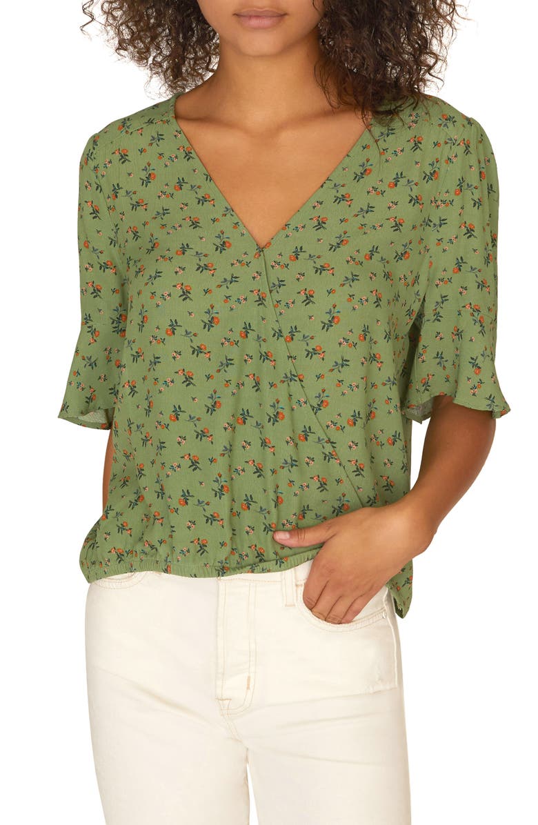 Sanctuary Tops GARDEN PARTY WRAP TOP