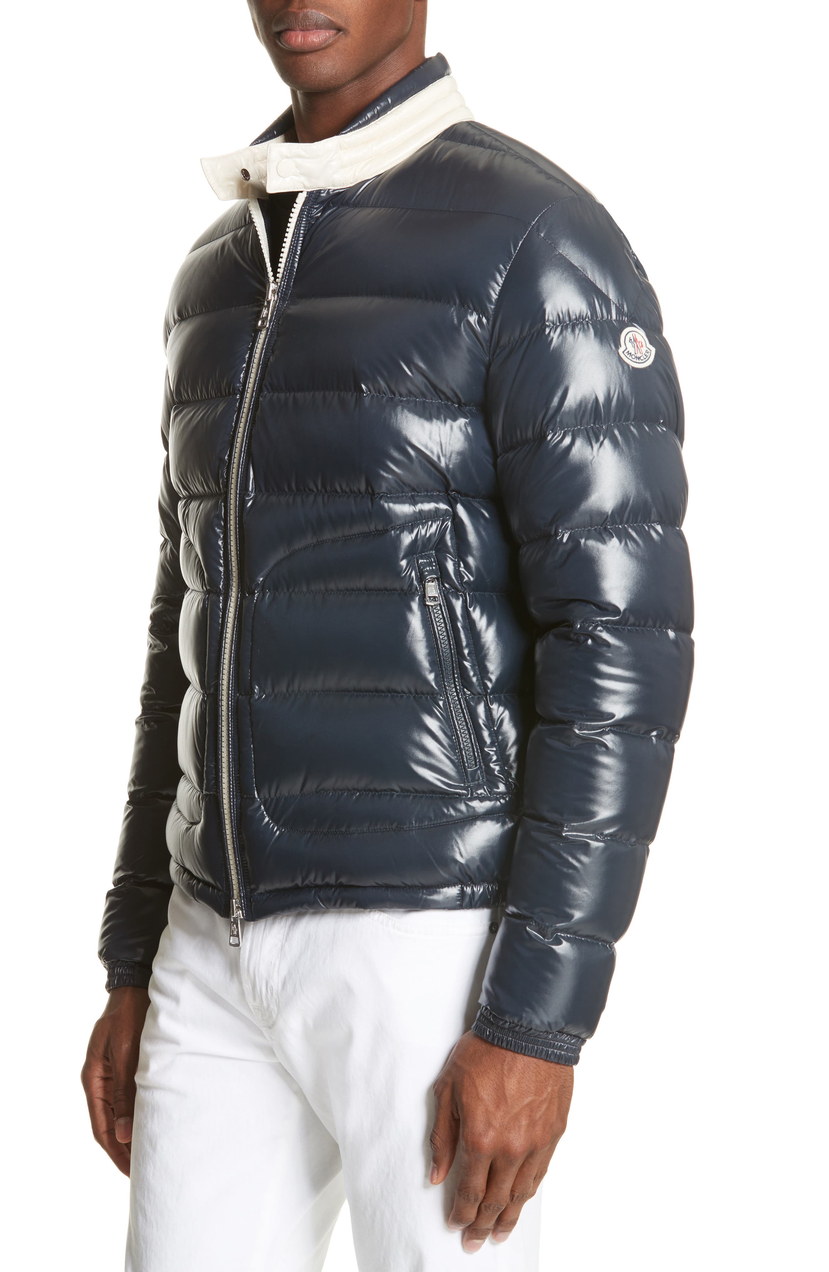 Moncler Aubert Giubbotto Two-Tone Down Jacket