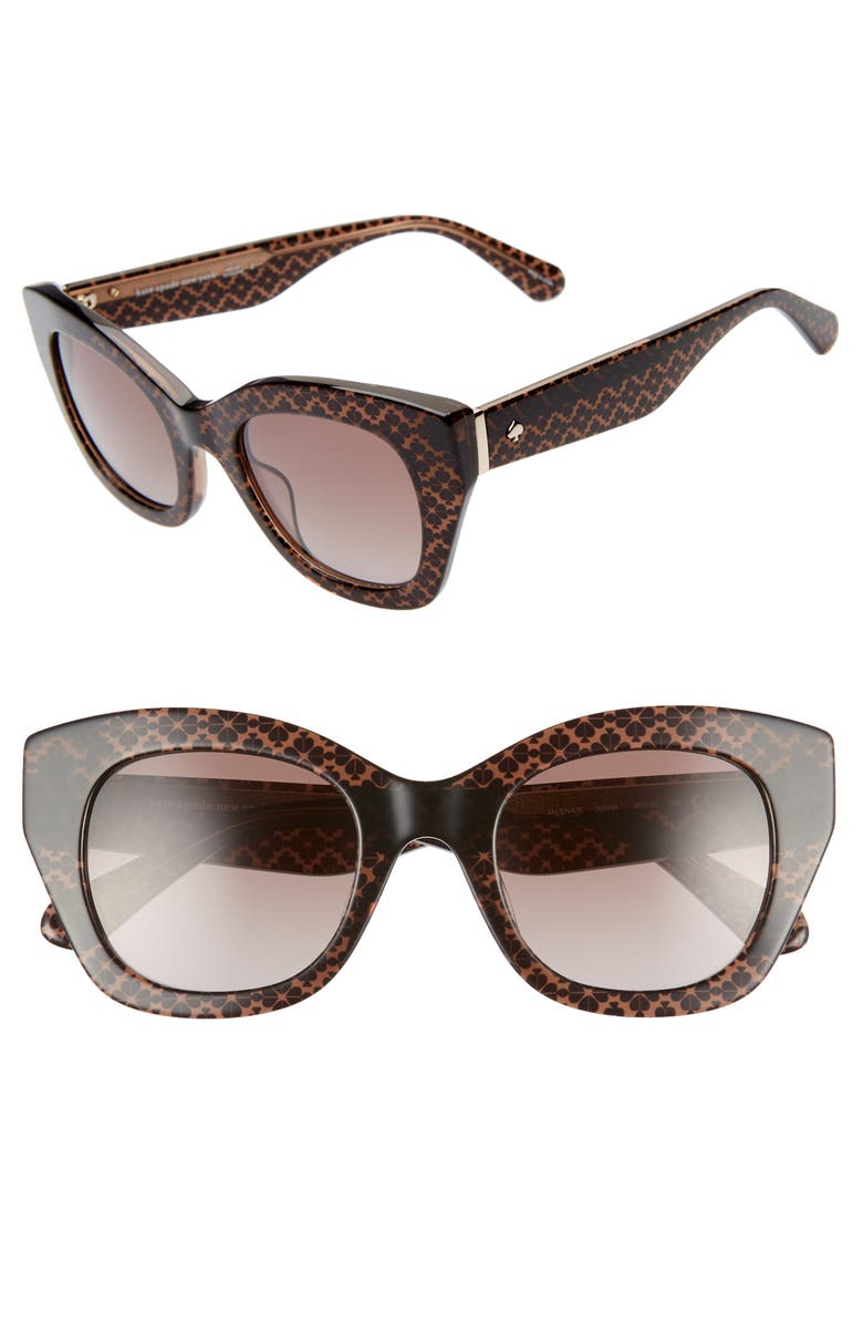 Kate Spade Sunglasses JALENA 49MM GRADIENT SUNGLASSES - BROWN/ BLACK